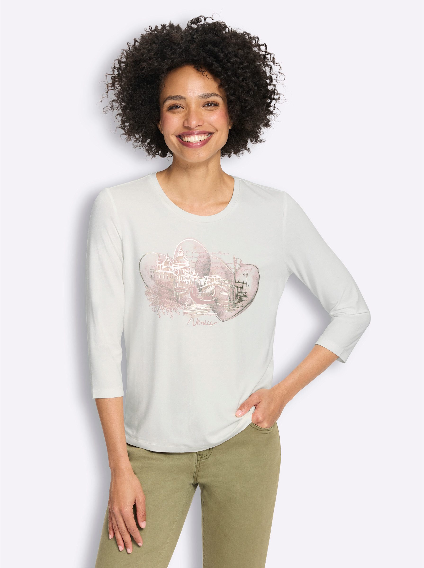 T-Shirt Shirt 3/4-Arm