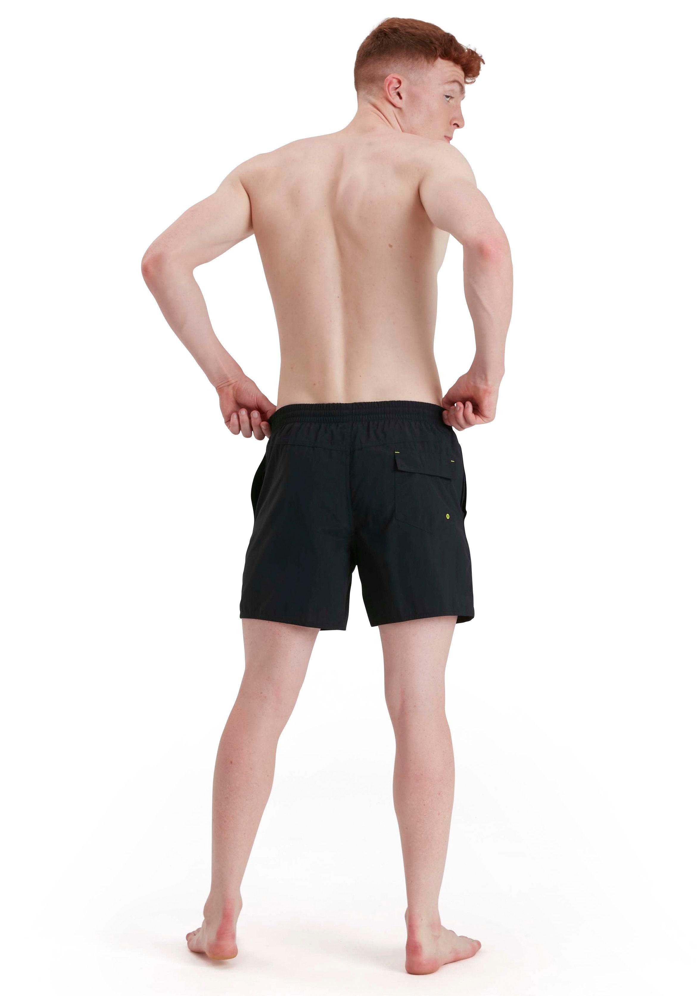 Speedo Badeshorts Seite an Logo der mit