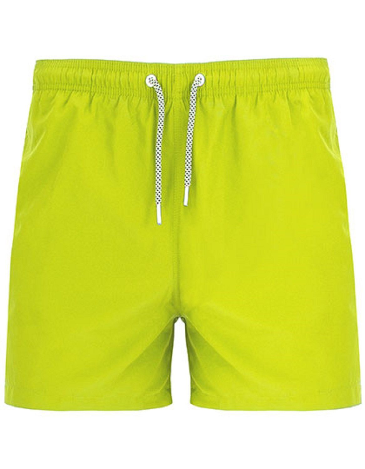 Badehose bis Sport Farben verschiedene S Seitentaschen / Badeshorts mit Green zwei Lime Badehose Gr. Roly Herren XXL -