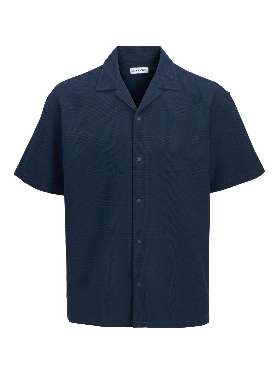 Jack & Jones Junior Kurzarmhemd Jjglobal Waffle Resort Shirt S/S Mni