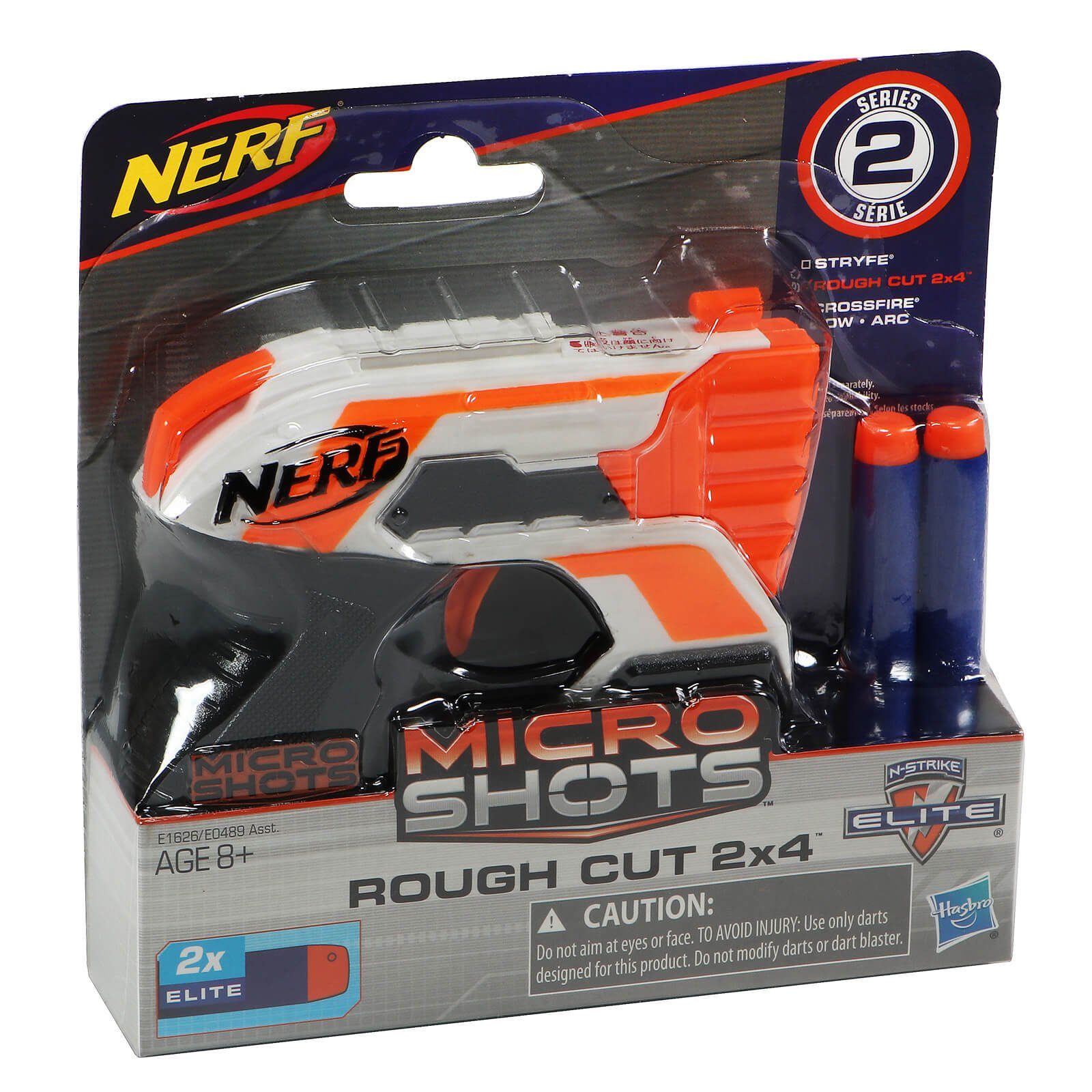 Nerf Blaster Nerf Elite N-Strike Micro Shots Rough Cut 2x4 Blaster