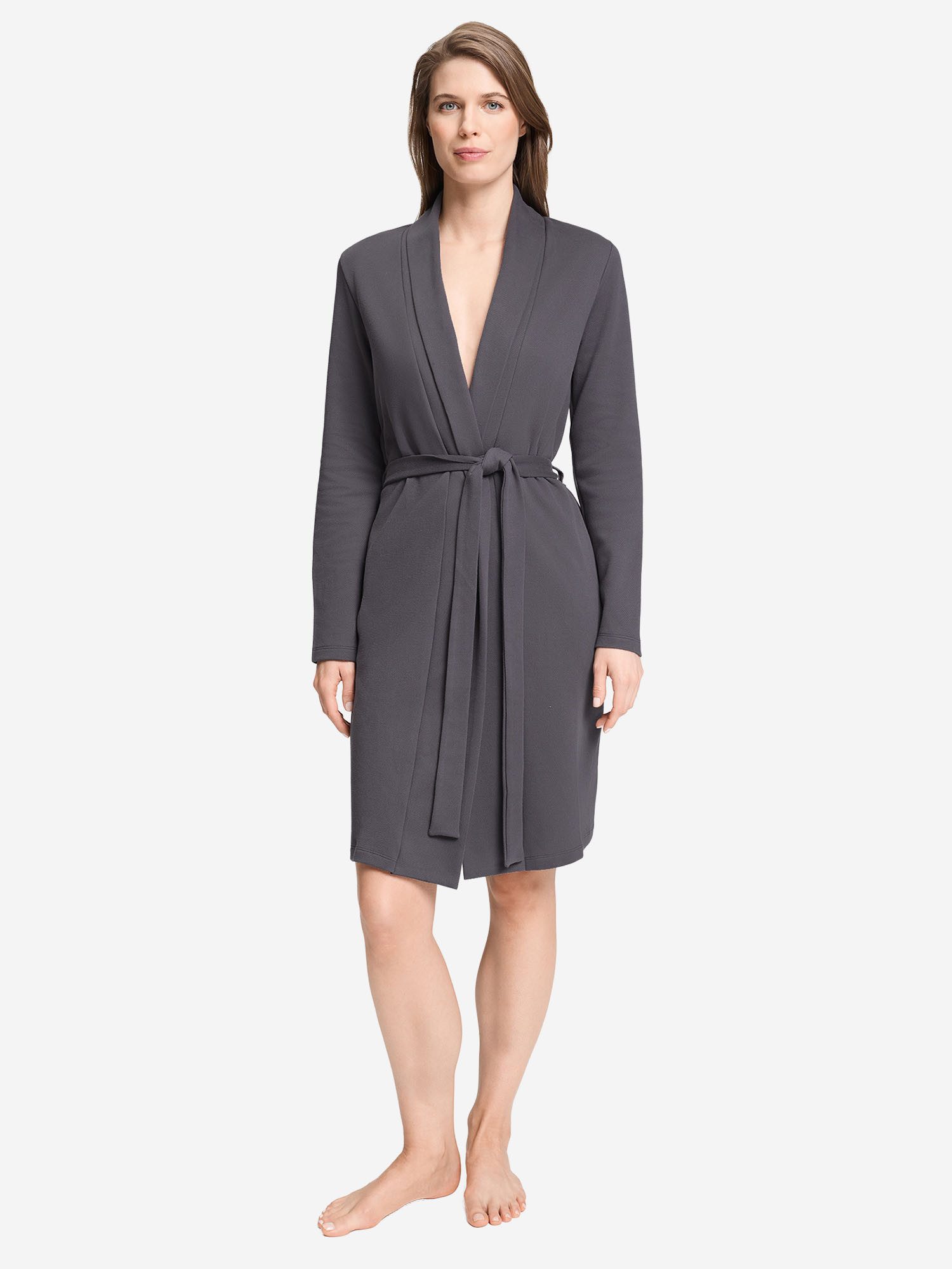 Hanro Morgenmantel Easy Wear, Hausmantel, Kimono, Bademantel