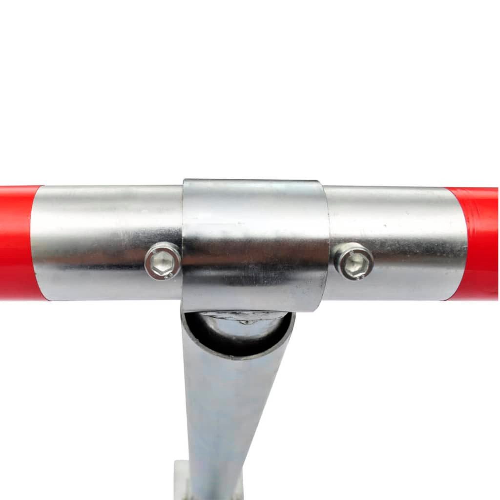 vidaXL Parkplatzsperre klappbar Alarmanlage