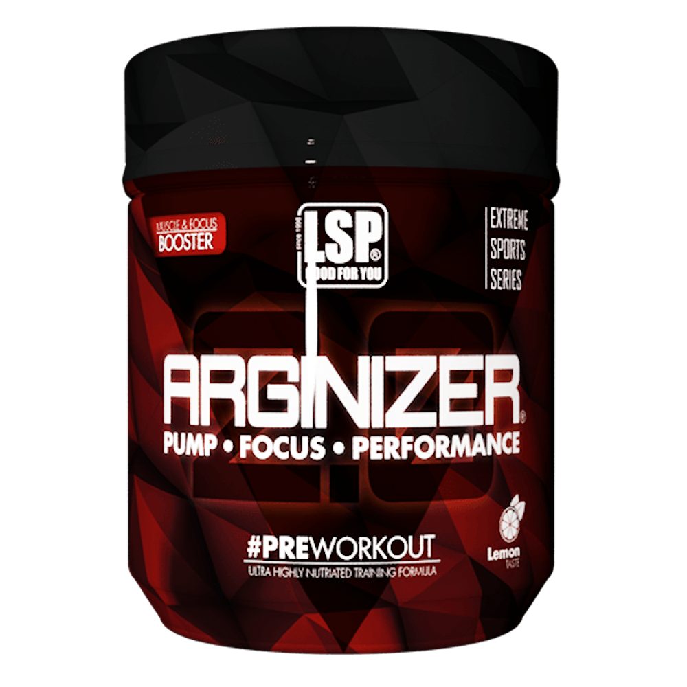 LSP Booster Arginizer 2.0 (600g) - Lemon Pulver, 1 er Standard à 1,00 St., Enthält Koffein, Keine künstlichen Farbstoffe