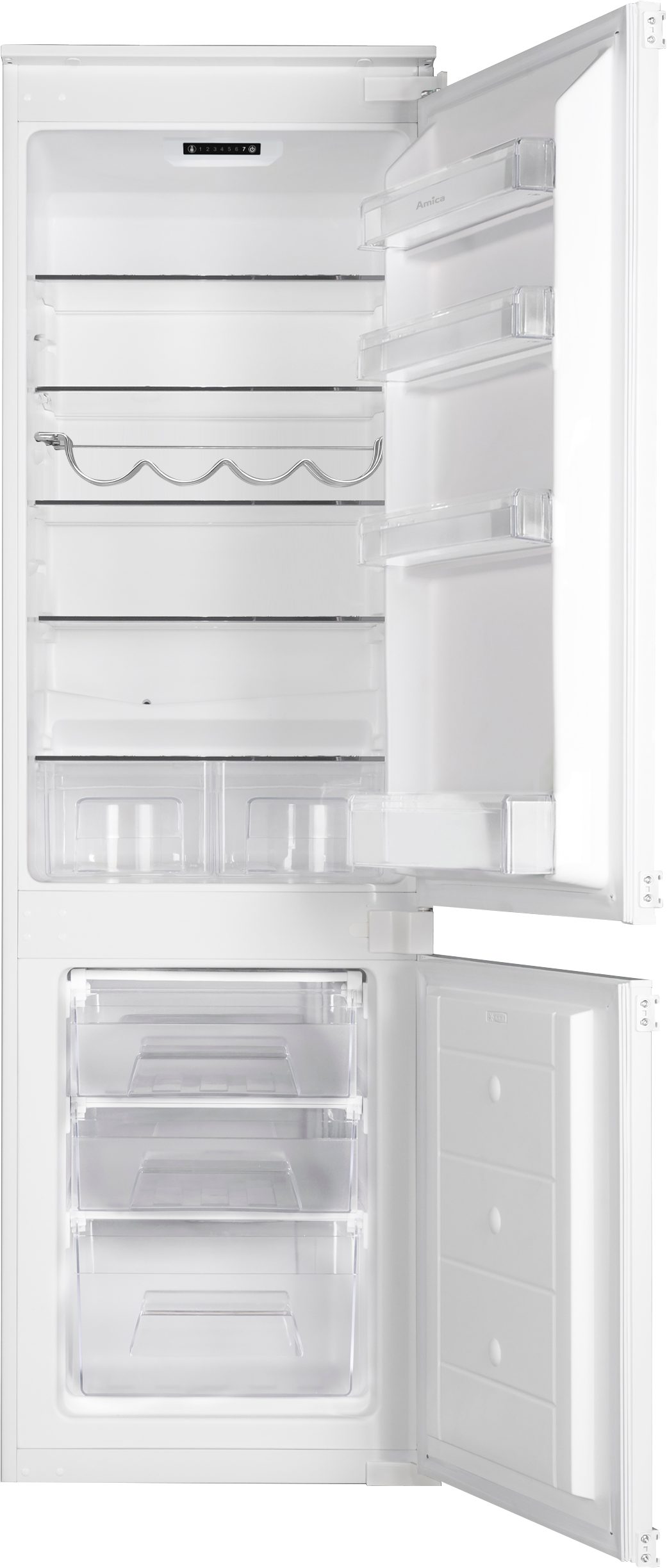 Amica Einbaukühlgefrierkombination EKGC 16177/1 / BK3165.8Ki(E), 176,9 cm hoch, 54 cm breit, Frische, die passt – perfekt für deine Küche