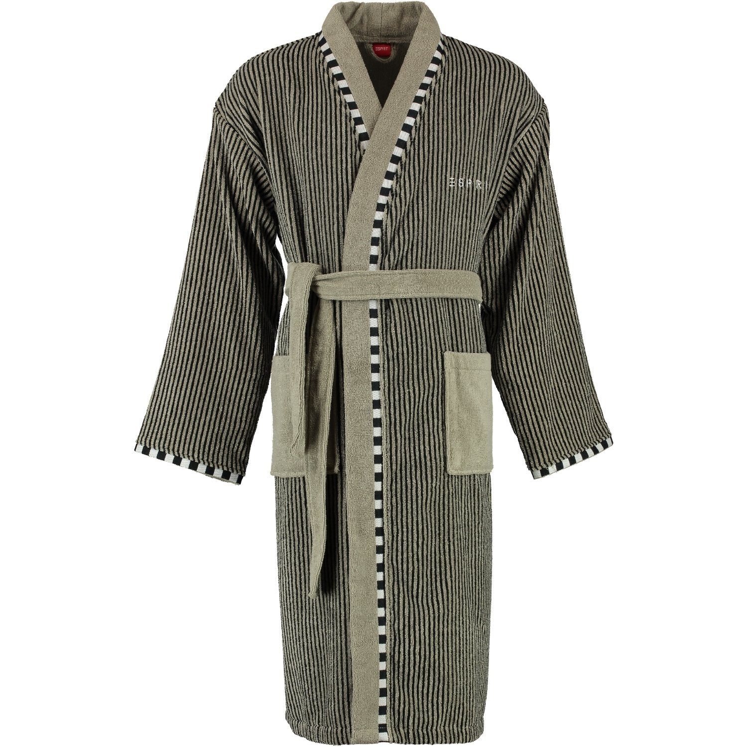Esprit Unisex-Bademantel Veneto Kimono Frottier, Kimono, 100% Baumwolle