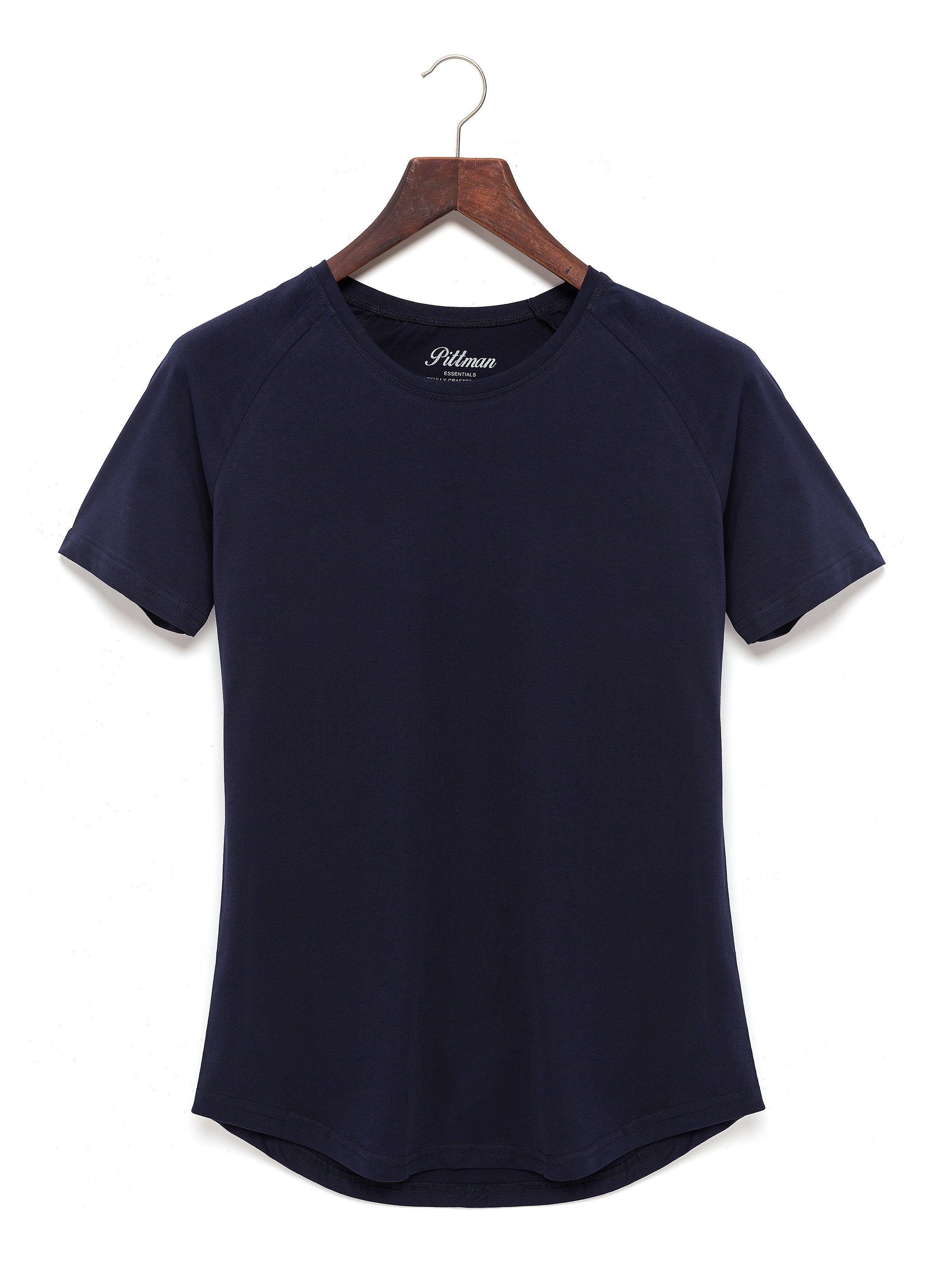 Pittman T-Shirt 3-Pack Herren T-Shirt Finn (Set, 3er-Pack) Oversize Rundhals T-Shirt