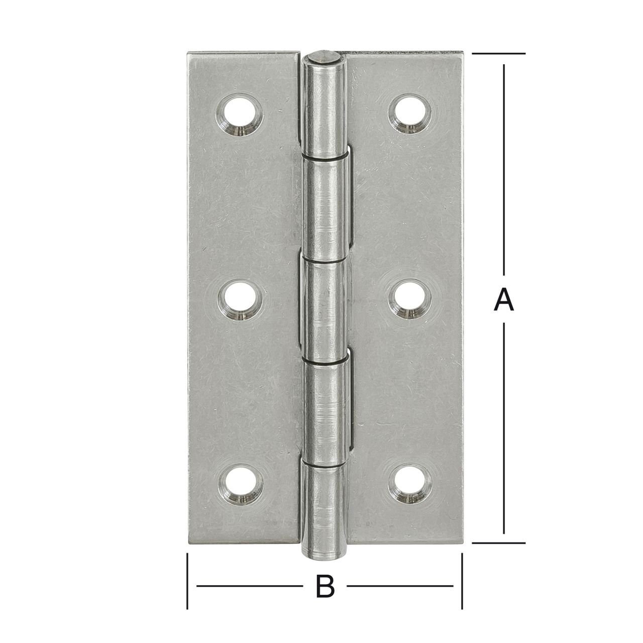 Thumbnail - Vormann WC-Deckel-Scharnier Vormann Schmale Scharniere 30 x 22 mm