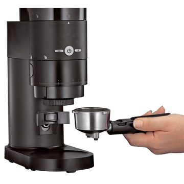 ZASSENHAUS Kaffeemühle Elektrische Kaffeemühle Expert, Kegelmahlwerk aus gehärtetem Stahl, automatische Mühle