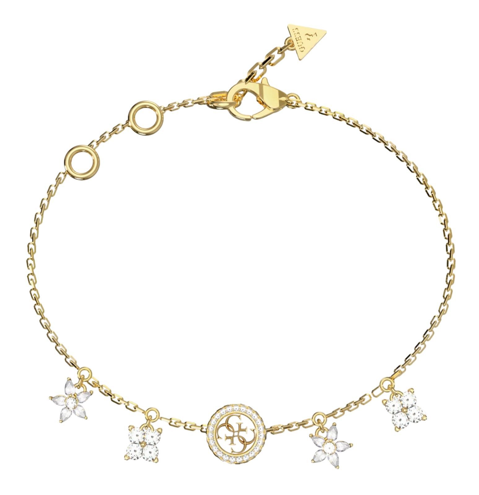 Guess Gliederarmband Flower Charms Bracelet