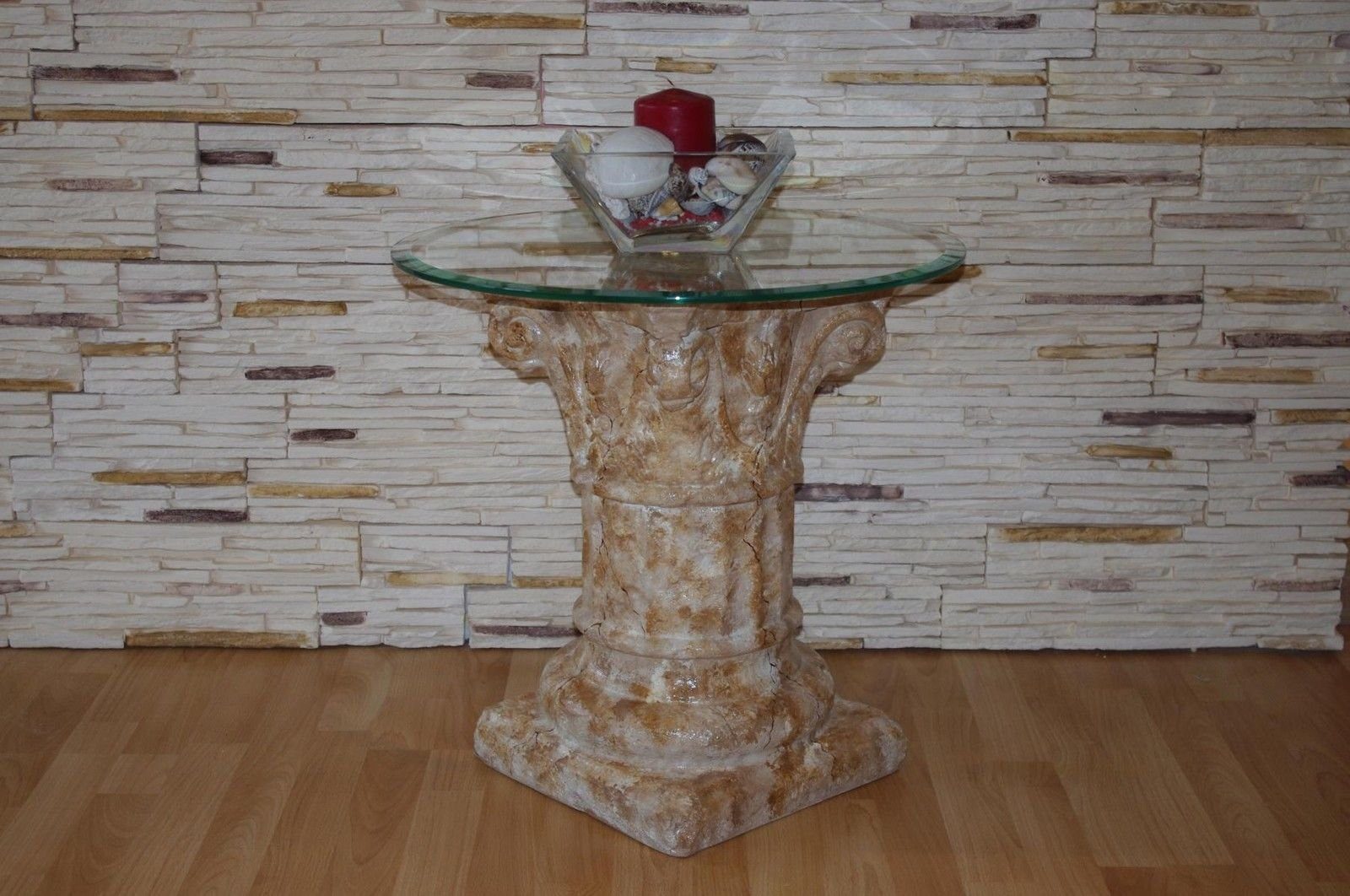 Antikes Wohndesign Beistelltisch Blumen Säule Säulen Marmor Beistelltisch Telefontisch Blumenständer