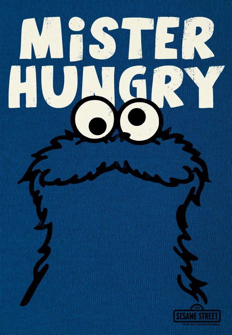 LOGOSHIRT T-Shirt Mister Frontprint tollem Hungry mit