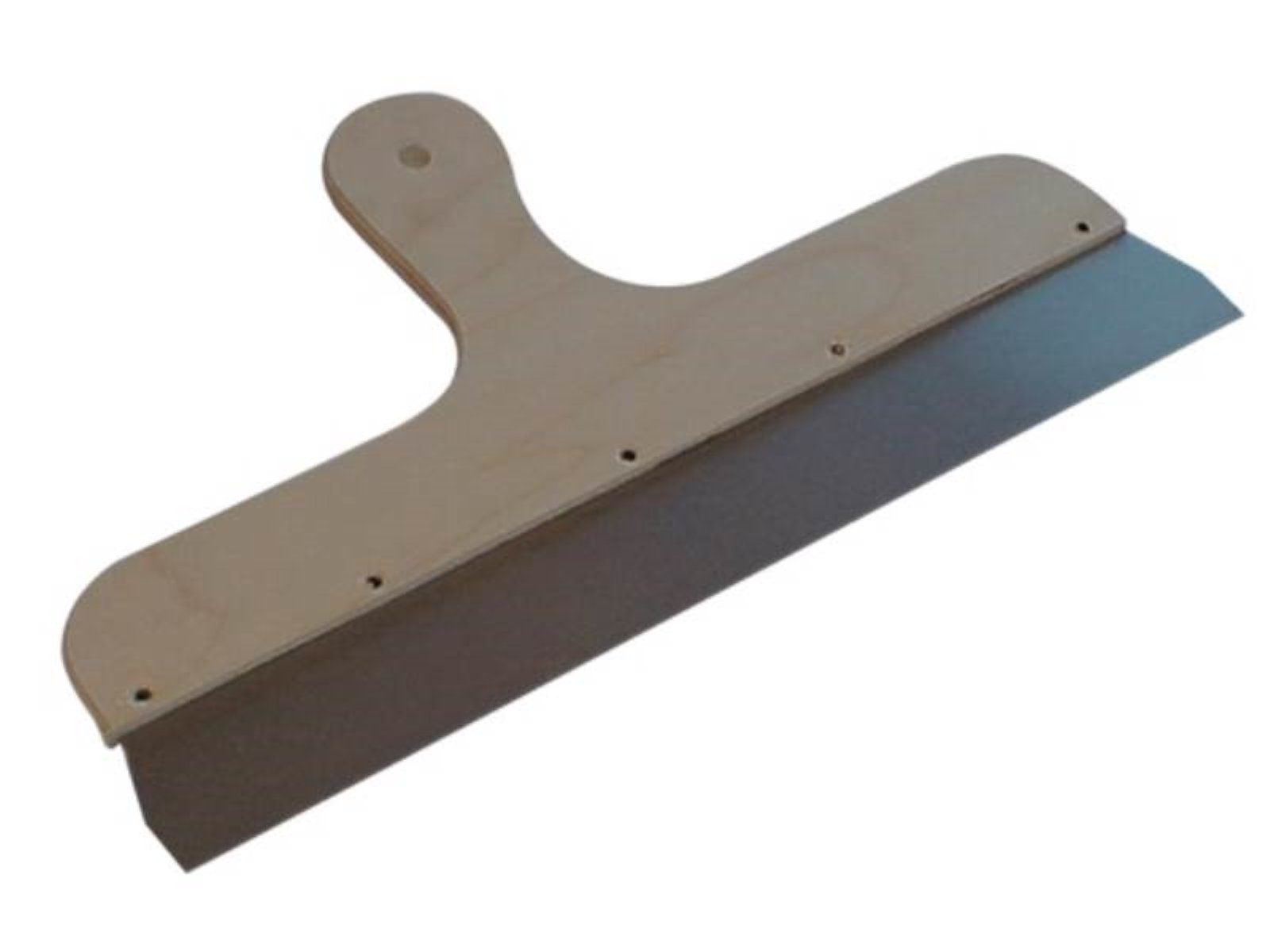 PROMAT Griff PROMAT Flächendekorspachtel Breite 400 mm Holzgriff poliertes Stahl
