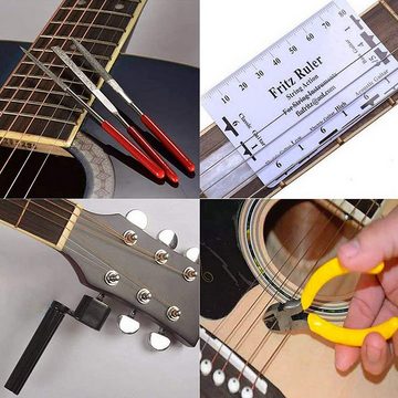 zggzerg Gitarrenständer Zggzerg 26 Stk Gitarre Reparatur Pflege Werkzeuge