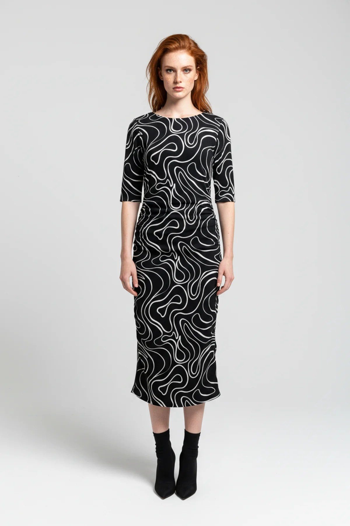 No Matter What Maxikleid Boot-Ausschnitt Langkleid