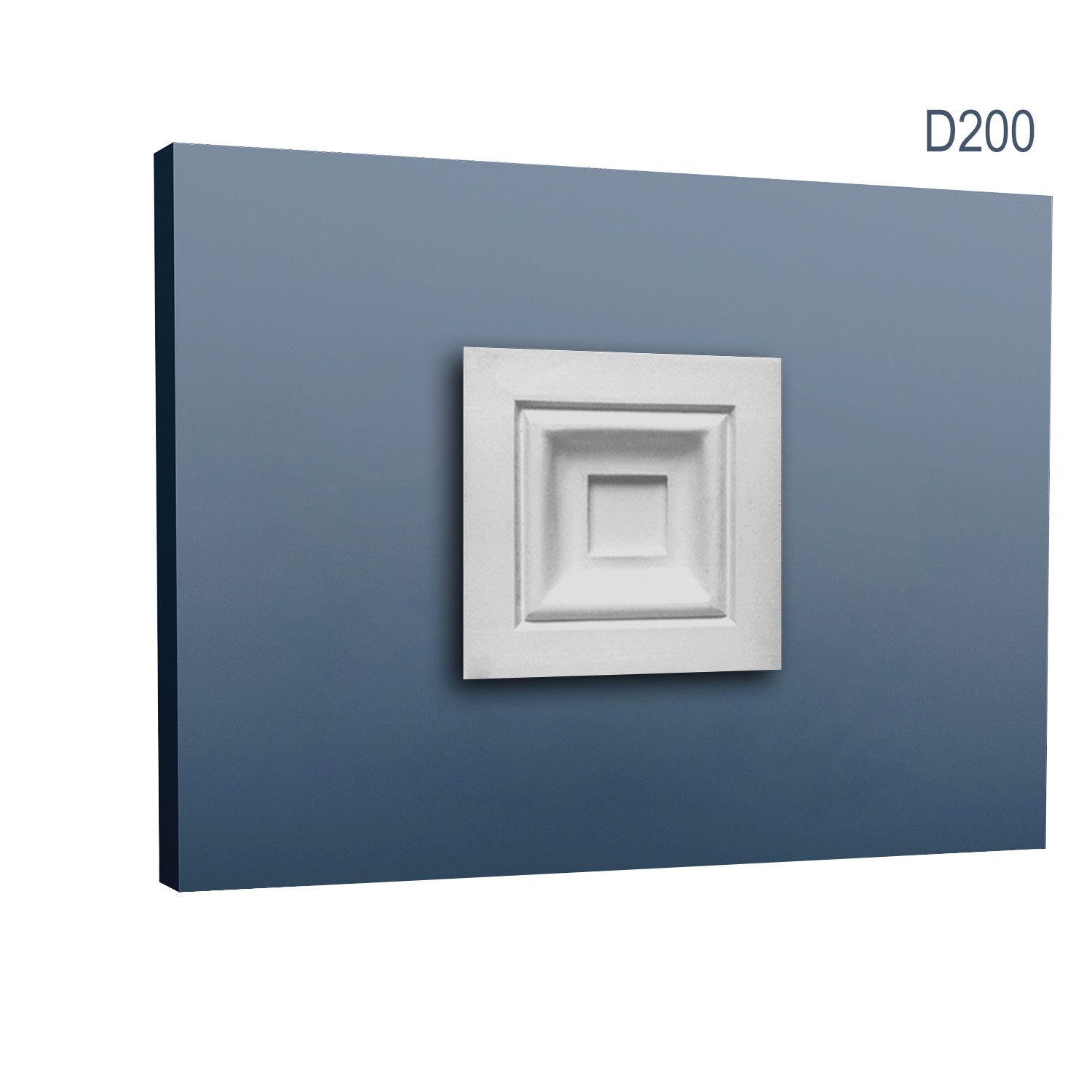 Orac Decor Wanddekoobjekt D200 Stuck Zierelement Türumrandung Decken-Wand Dekor Profil (Zierelement Türumrandung, 1 St., Wand- und Türdekoration, Stuckdekor, Dekorelement quadratisch), weiß, vorgrundiert, Stil: Zeitlos / Klassisch