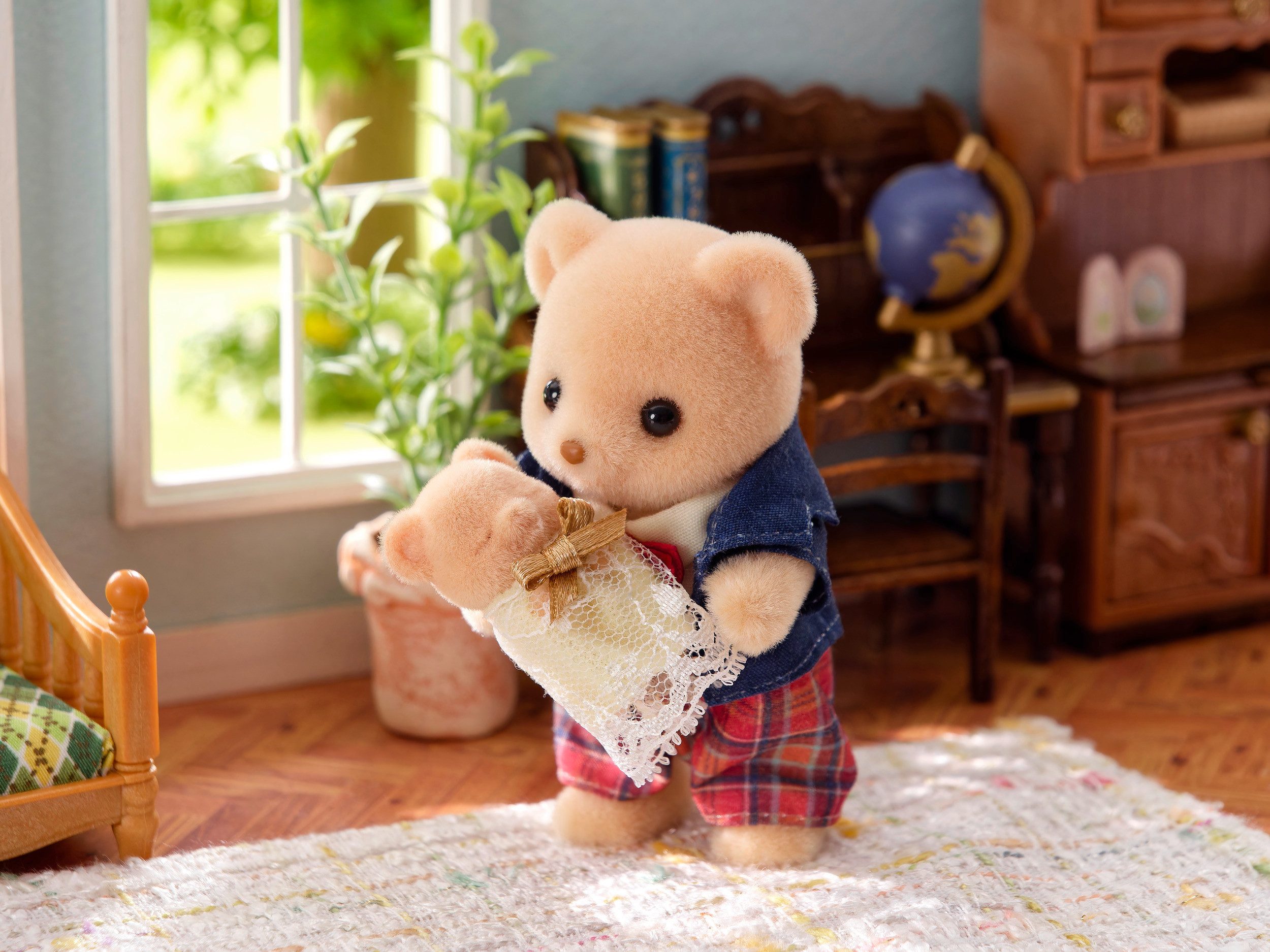 Sylvanian Families Spielfigur Biscuit Bären Drillinge
