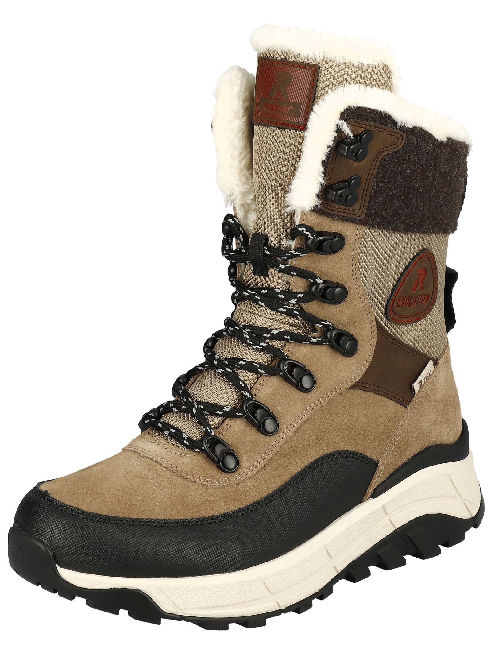 Rieker Rieker Сапогиette Leder/Textil Schnürstiefelette
