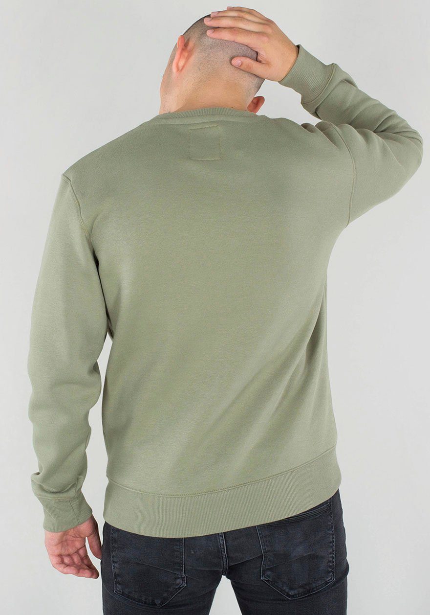 Sweater Alpha Basic Industries olive Sweatshirt
