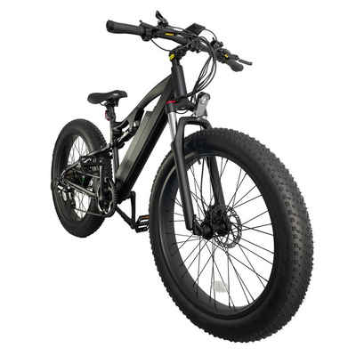 decovi E-Bike 26 Zoll Elektrofahrrad E-Bike, 48V 17.5Ah Lithium Batterie