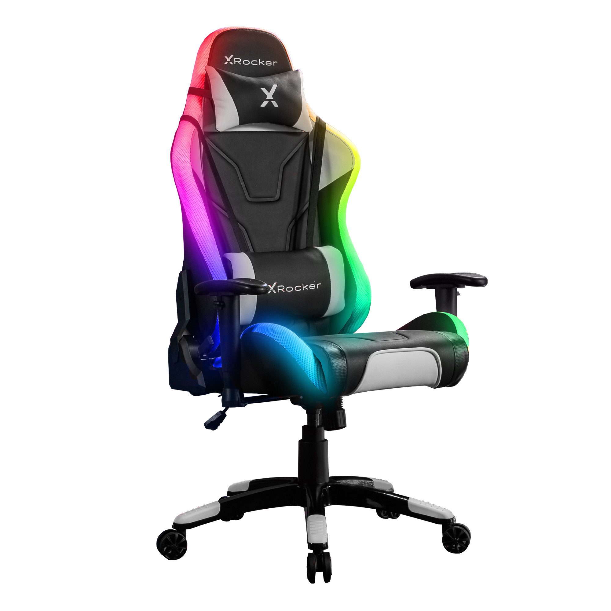 X Rocker Gaming-Stuhl Agility eSports RGB Gaming Bürostuhl mit Neo Motion™ Beleuchtung & App