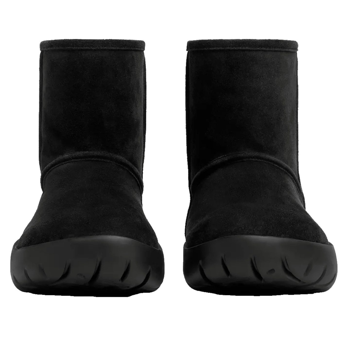 BOTTEGA VENETA Snap Snow Veloursleder Schneestiefel Winterboots Weiches Shearling für extra Wärme und Komfort