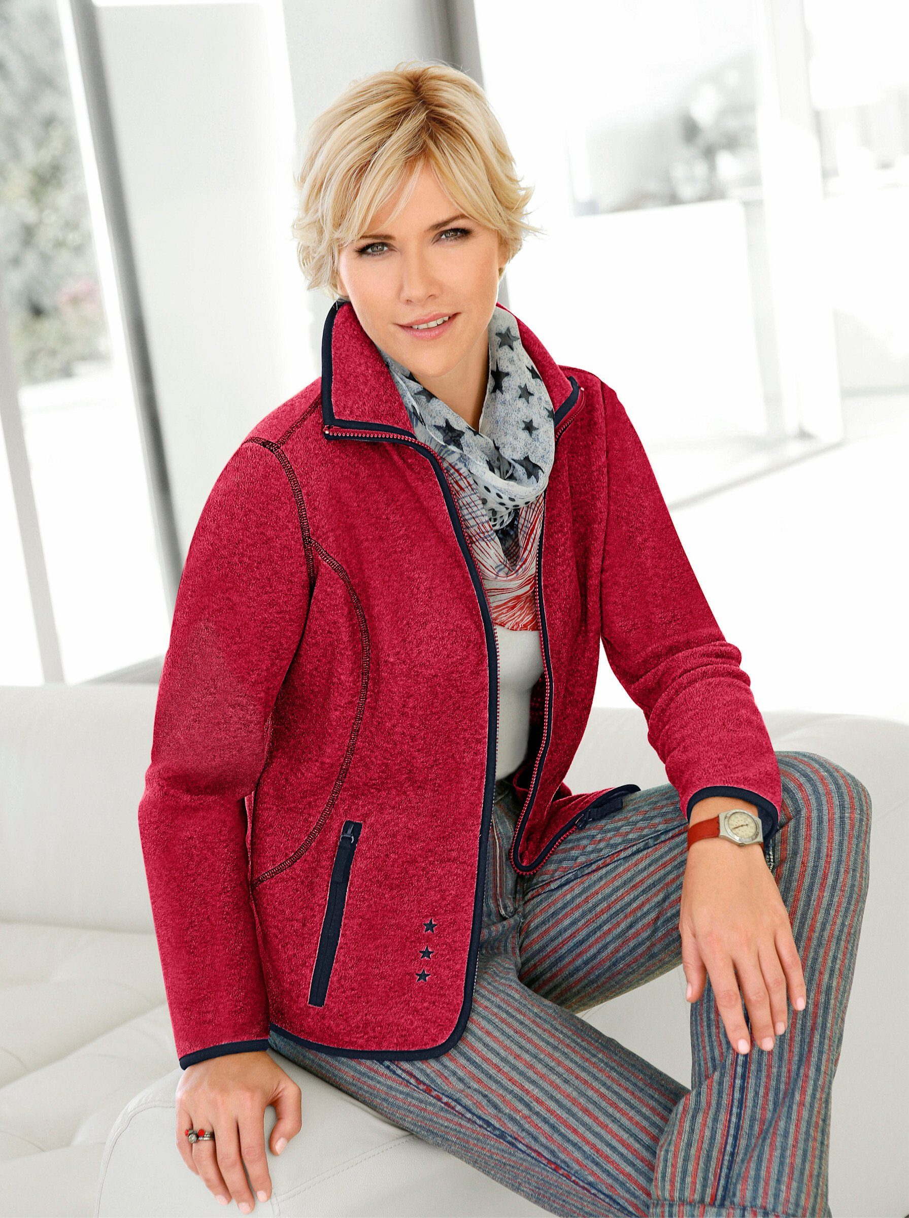 Witt Fleecejacke Fleece-Jacke Langarm