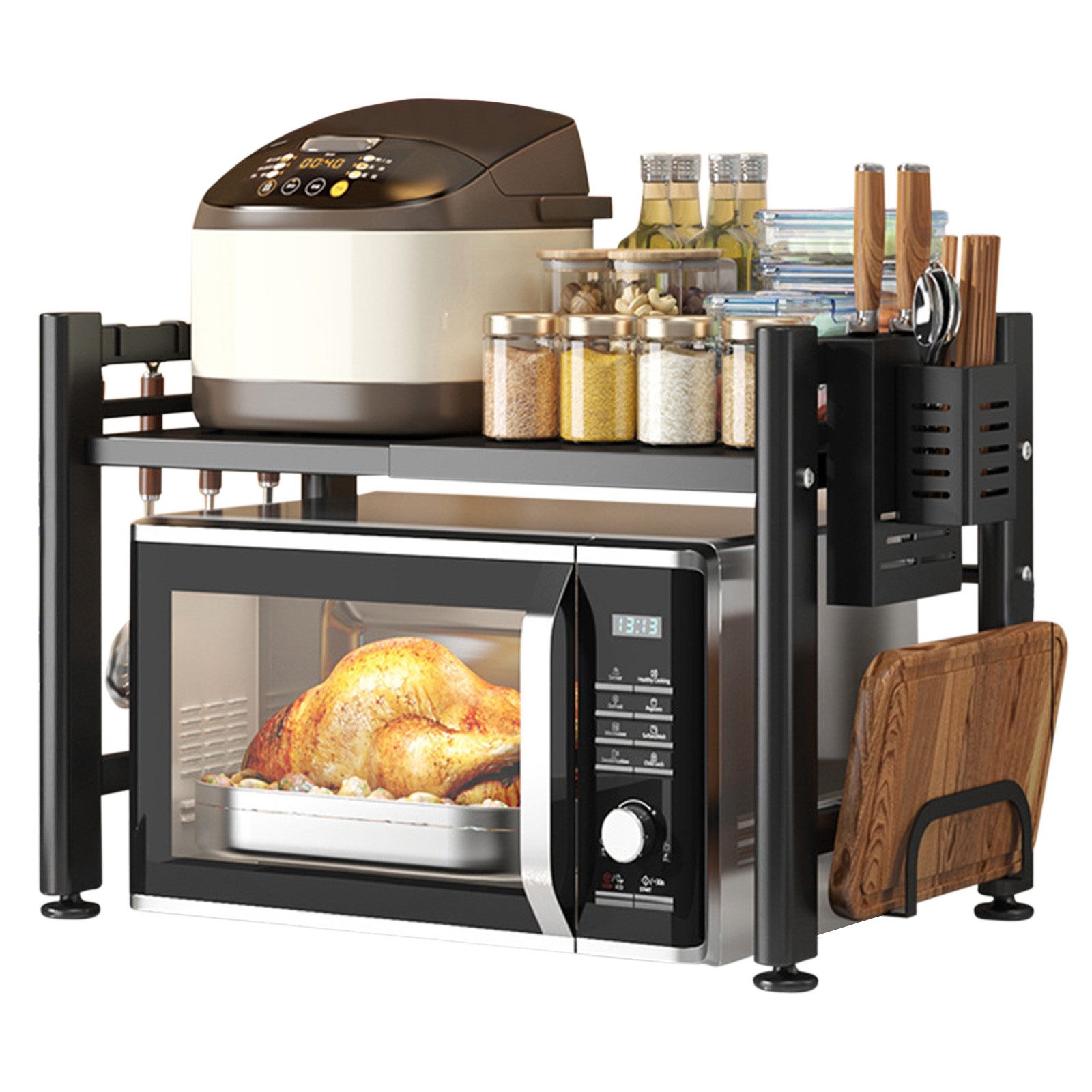 TWSOUL Küchenregal Mikrowellen Regal, Flexibel Ausziehbar von 40-64cm, mit günstig online kaufen