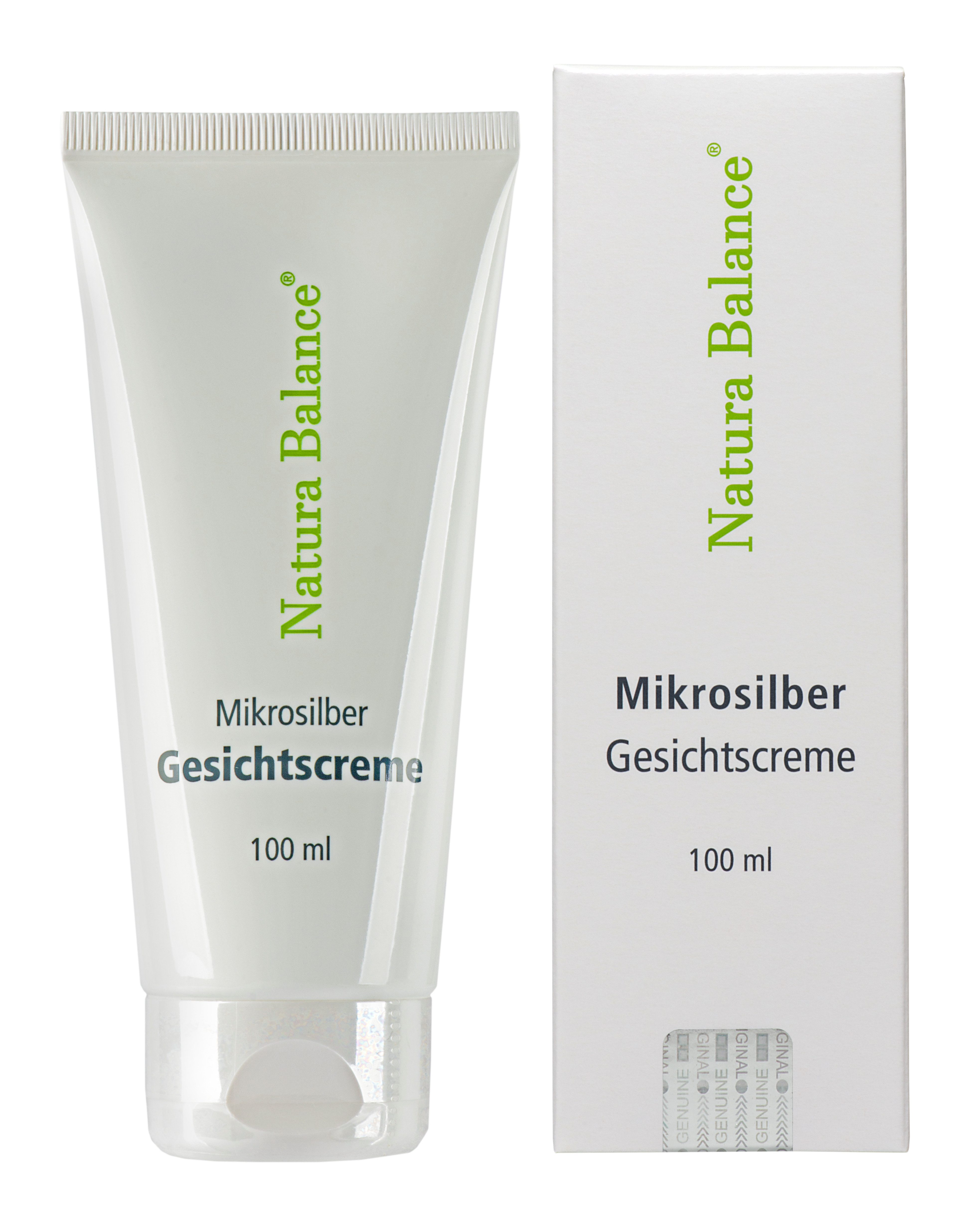 Natura Balance Gesichtsemulsion Gesichtscreme Mikrosilber 100ml Microsilver Cream Soft Microsilber