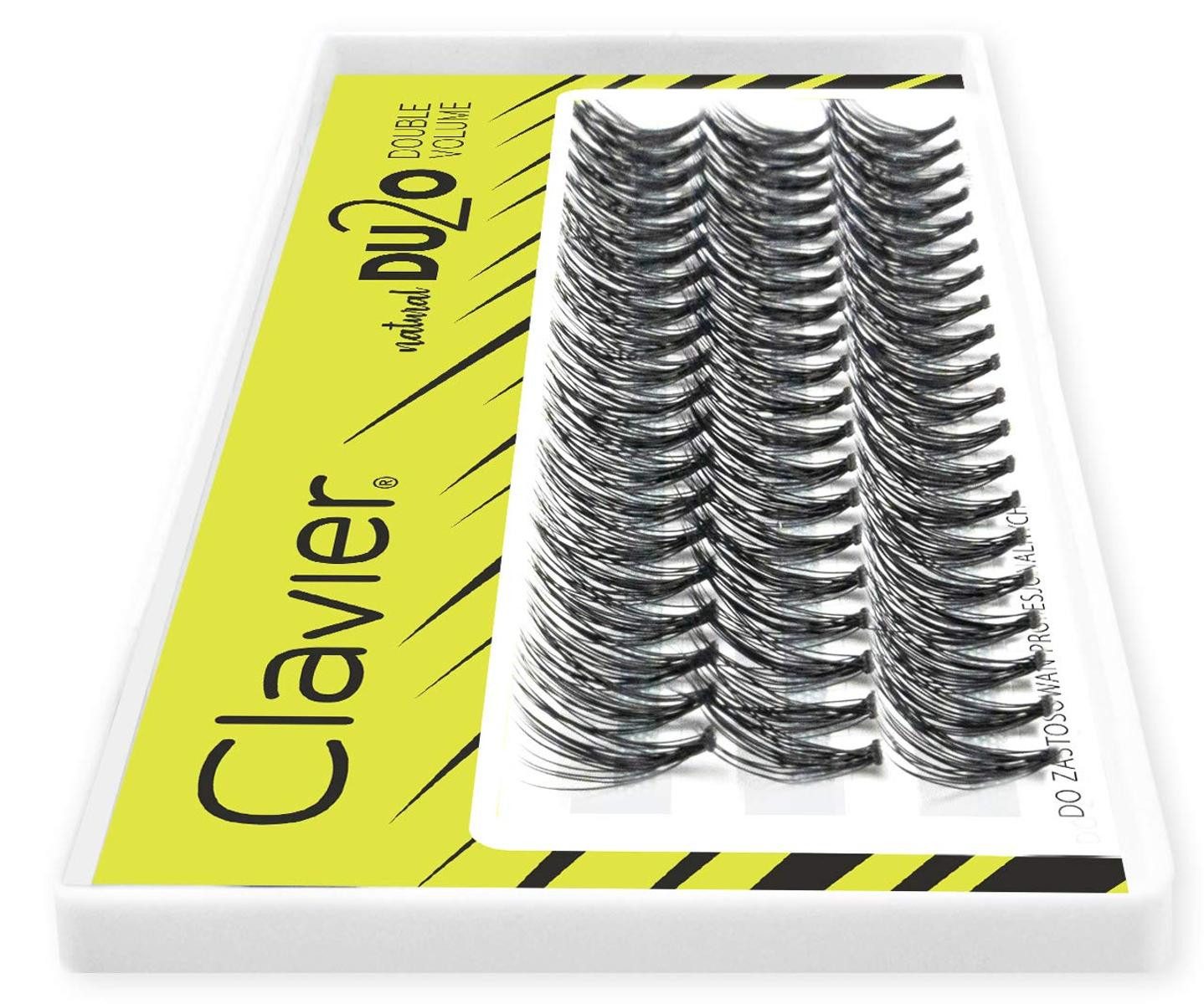 Einzelwimpern Clavier Künstliche Wimpern in Büscheln 11 mm Cluster Silk Verlängerung