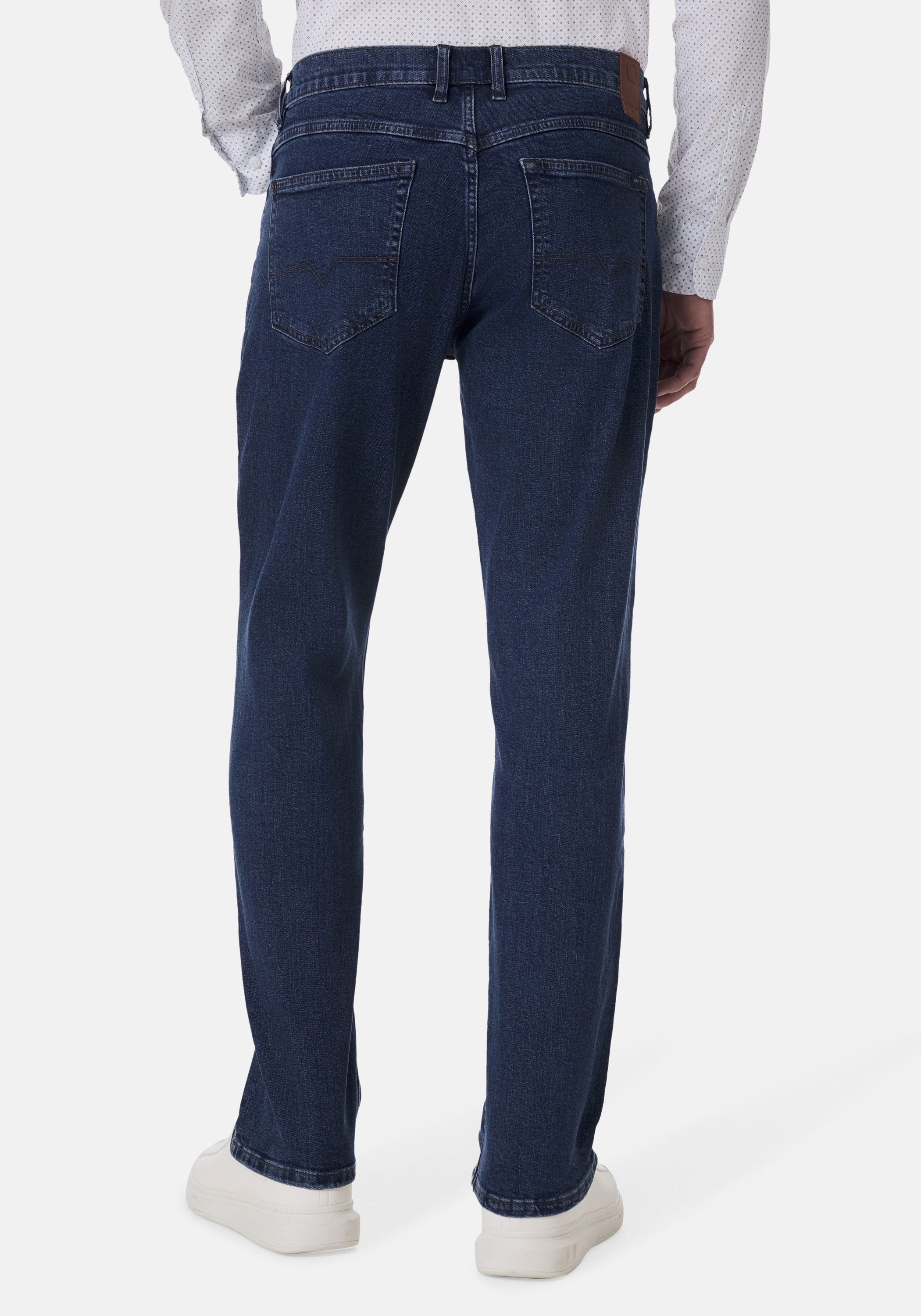 Stooker Men 5-Pocket-Hose Frisco Denim Straight Fit Jeans Straight Fit Casual Clean Wash Twill Coloured Comfort Flex! für Herren