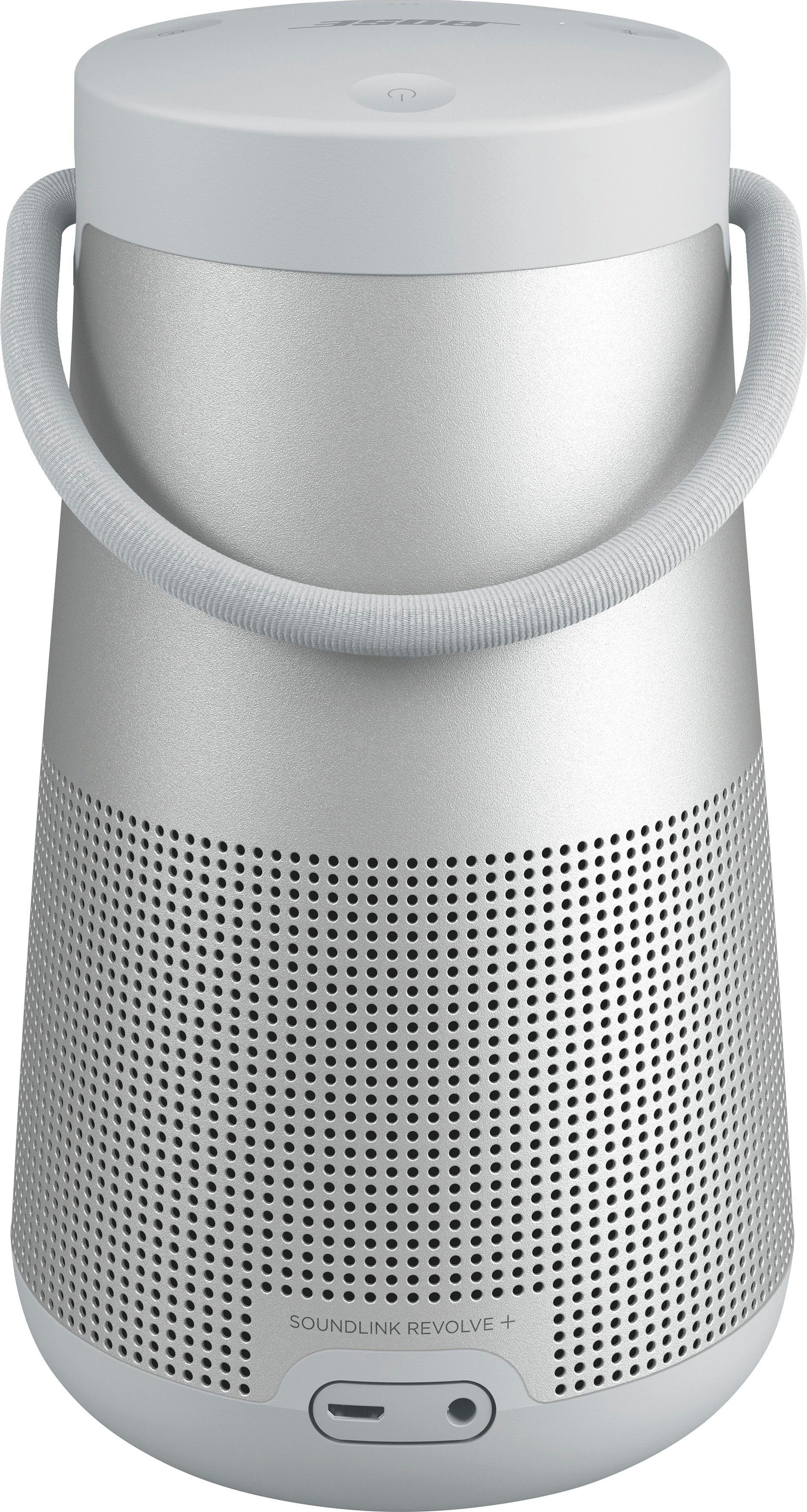Bose SoundLink II Revolve+ Bluetooth-Lautsprecher (Bluetooth) Silver Luxe Stereo