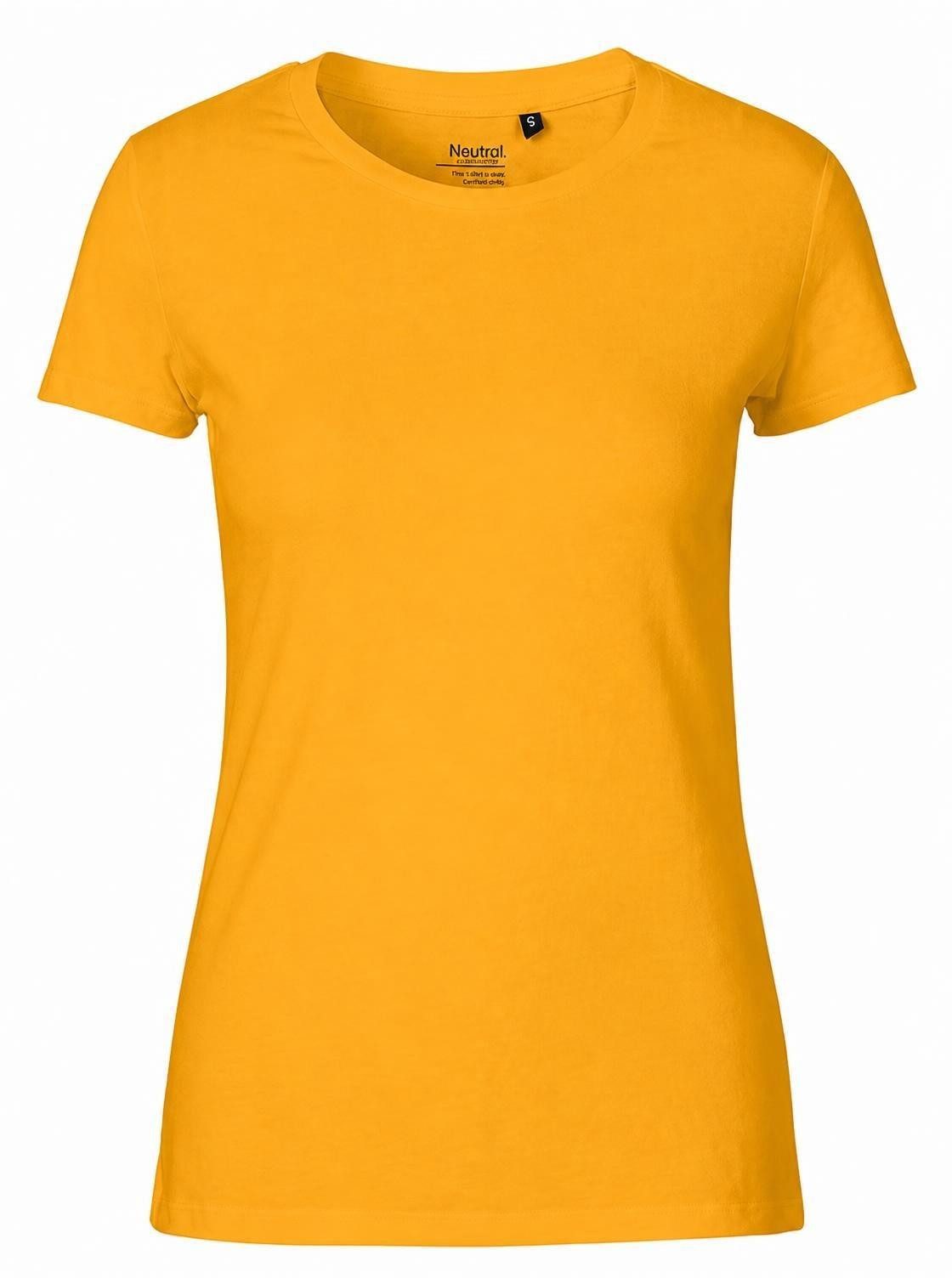Neutral Rundhalsshirt damen Fitted T-Shirt / 100% Fairtrade-Baumwolle