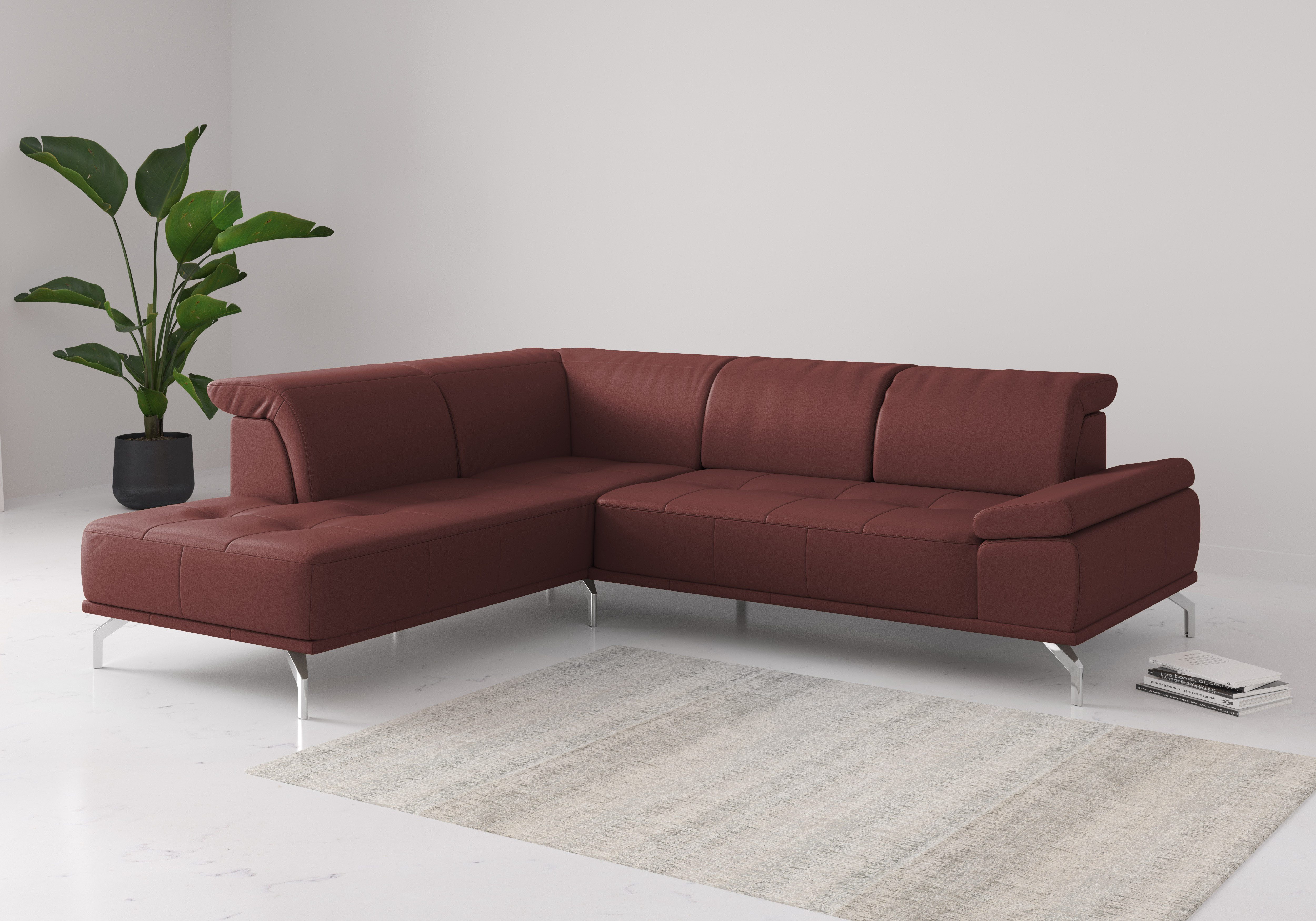Places of Style Ecksofa Caluna, Inkl.Sitztiefenverstellung, günstig online kaufen