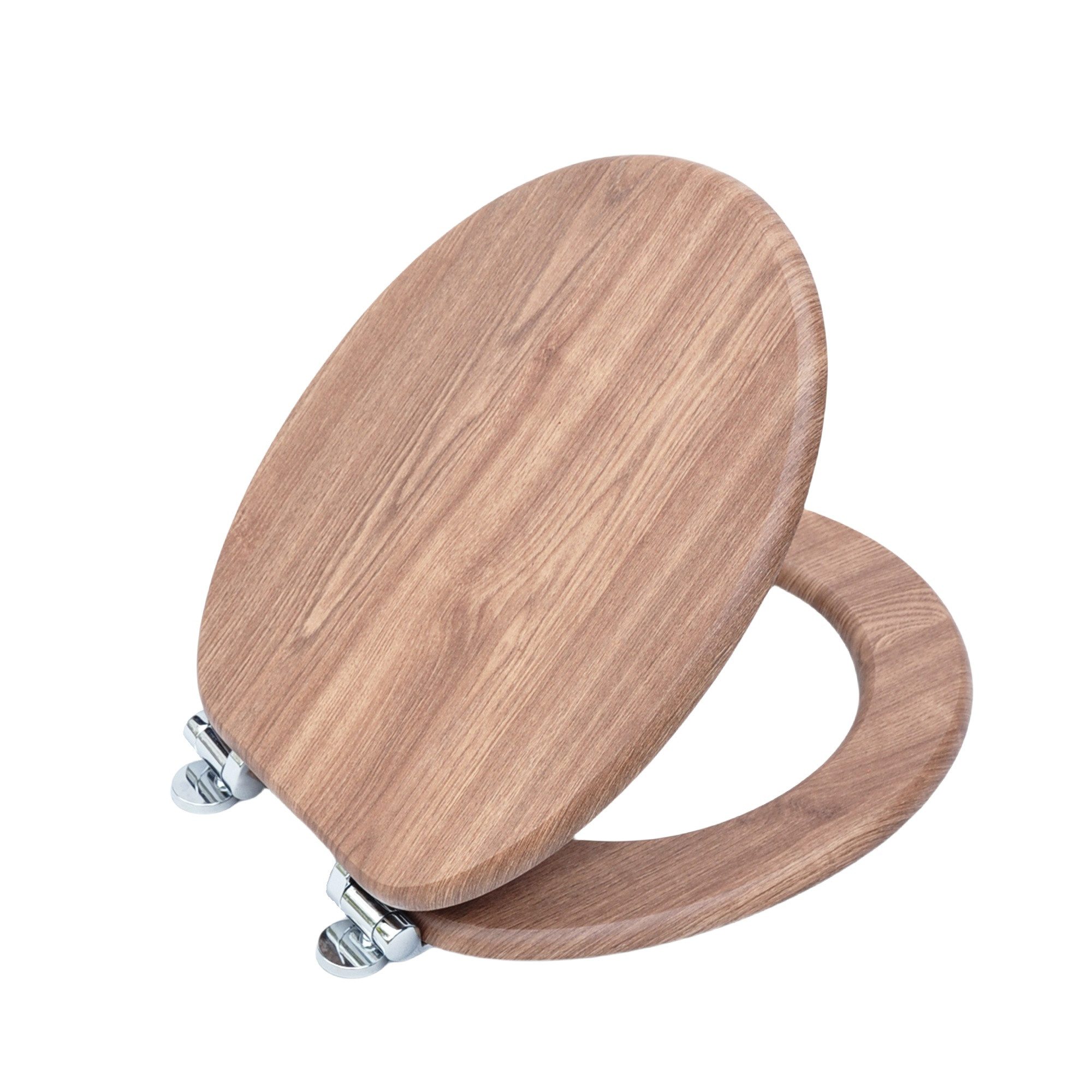 Elegear WC-Sitz Mehrere Stile, toilettendeckel mit absenkautomatik, einfache Montage (1-St), Hochwertige Toilettensitz aus MDF, abnehmbar klodeckel, Quick-Release