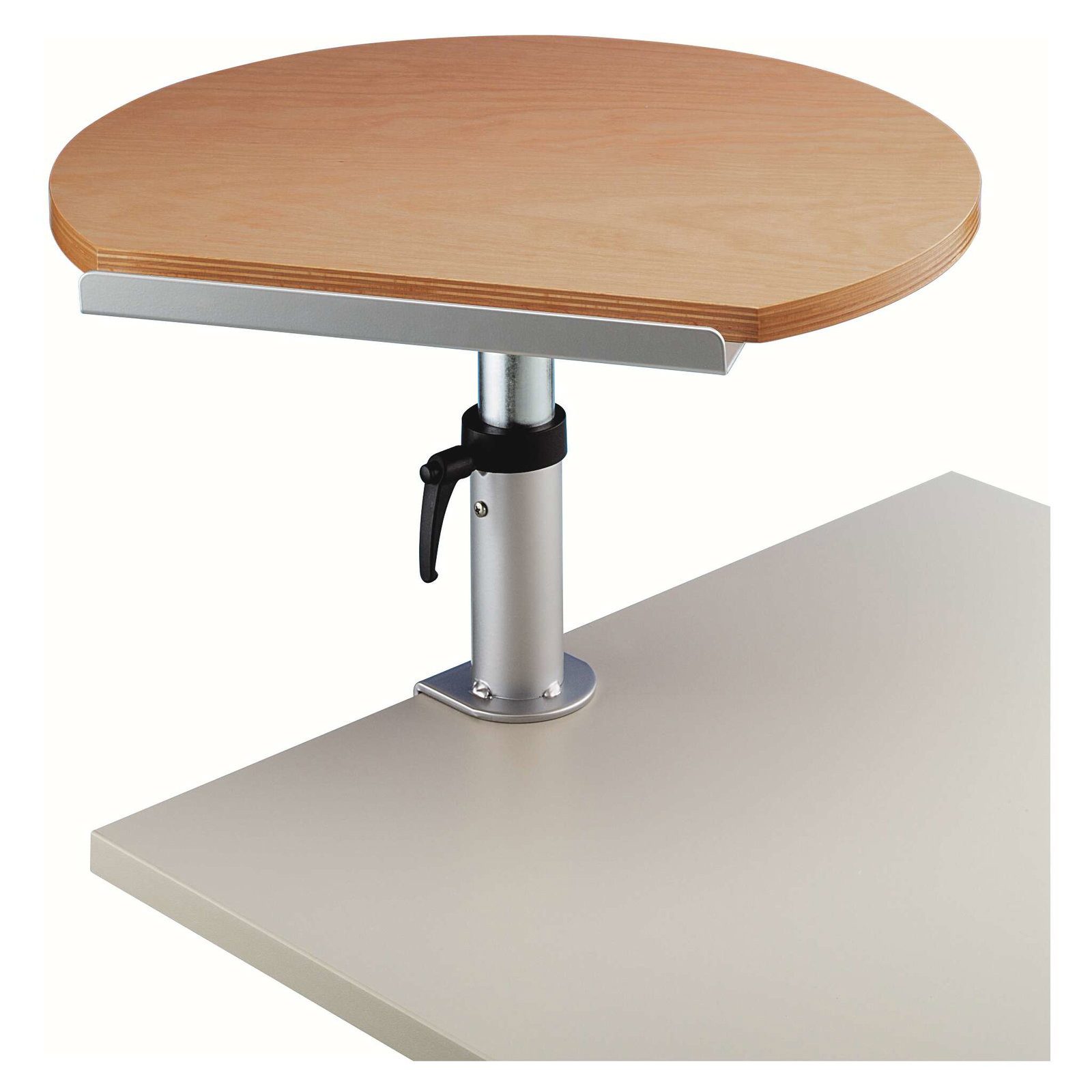 MAUL Stehpult Ergonomisches Tischpult, Klemmfuß, Platte aus Buche