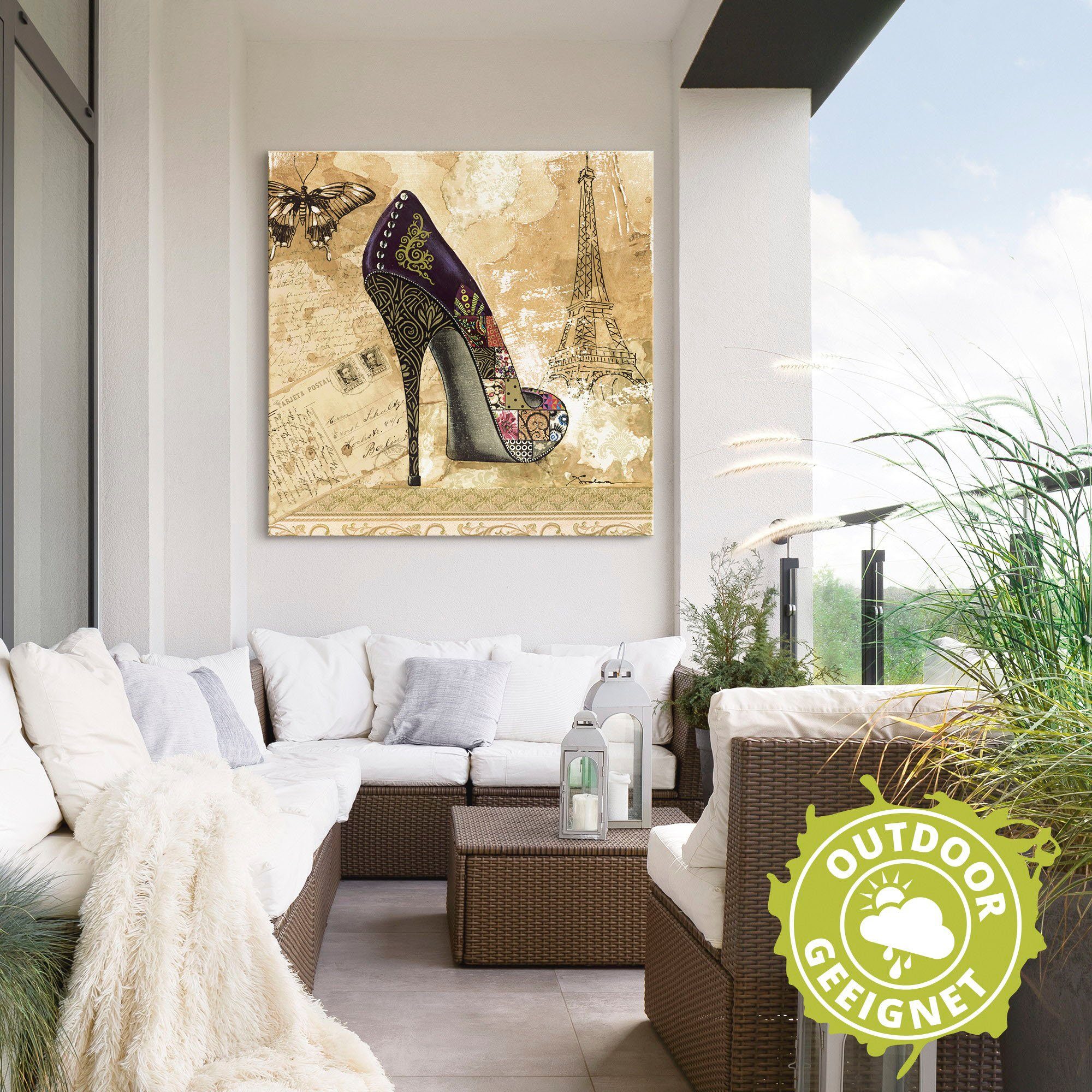 Artland Wandbild »Veränderliche Zeiten IV - Stiletto«, Modebilder (1 Stück), in vielen Größen & Produktarten - Alubild / Outdoorbild für den Außenbereich, Leinwandbild, Poster, Wandaufkleber / Wandtattoo auch für Badezimmer geeignet-HomeTrends