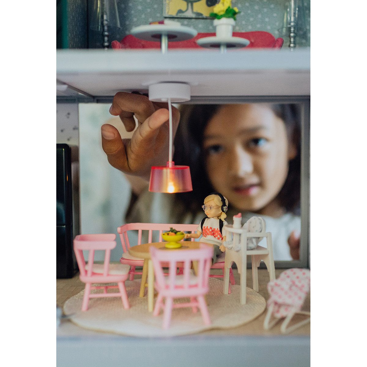 Lundby Puppenhausmöbel Kugeldeckenleuchte Mädchen