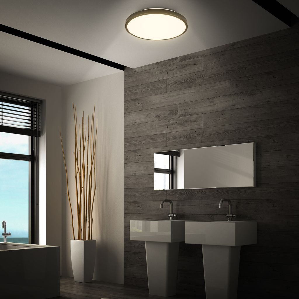 B.K.Licht LED Deckenleuchte LED Deckenlampe IP54 Bewegungsmelder schwarz - günstig online kaufen