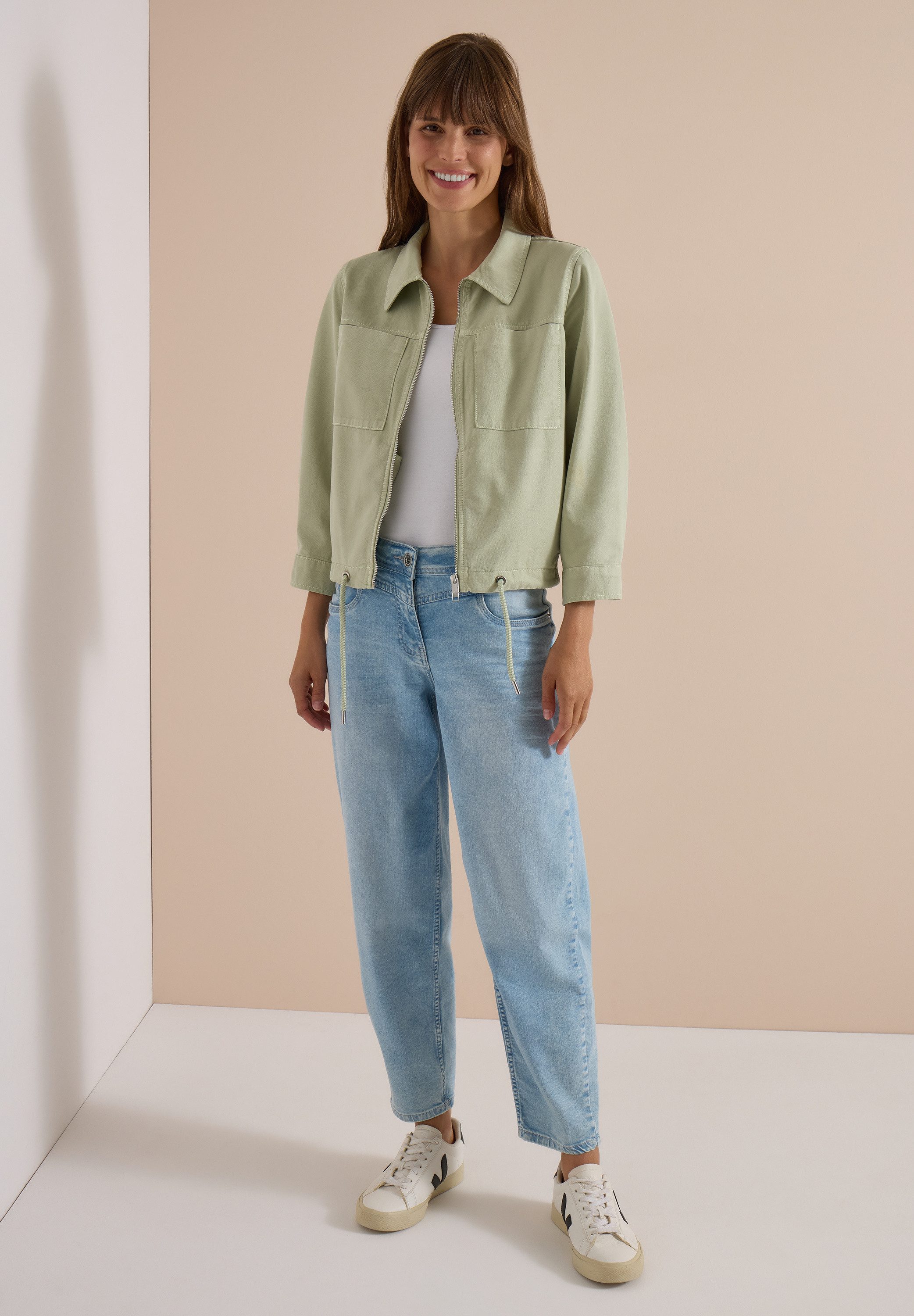 CECIL Cargojacke mit Tunnelzugsaum