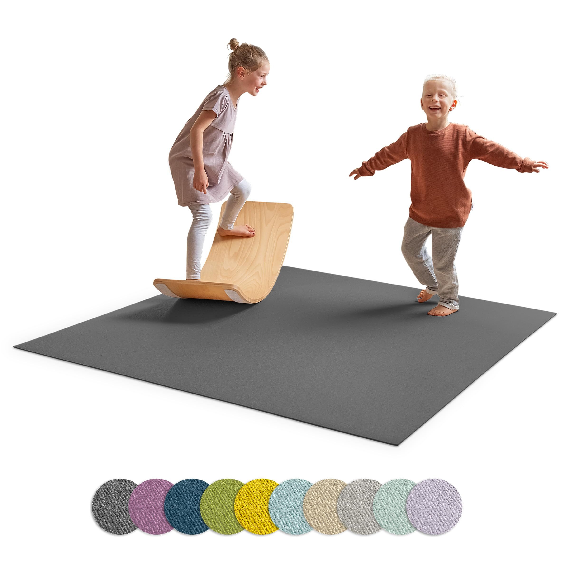 Ehrenkind Spielmatte Krabbelmatte Rutschfest, Made in Germany (Krabbeldecke für Baby, Hochwertige Krabbelmatte Baby), Spielmatte Baby, Rutschfeste Spielunterlage