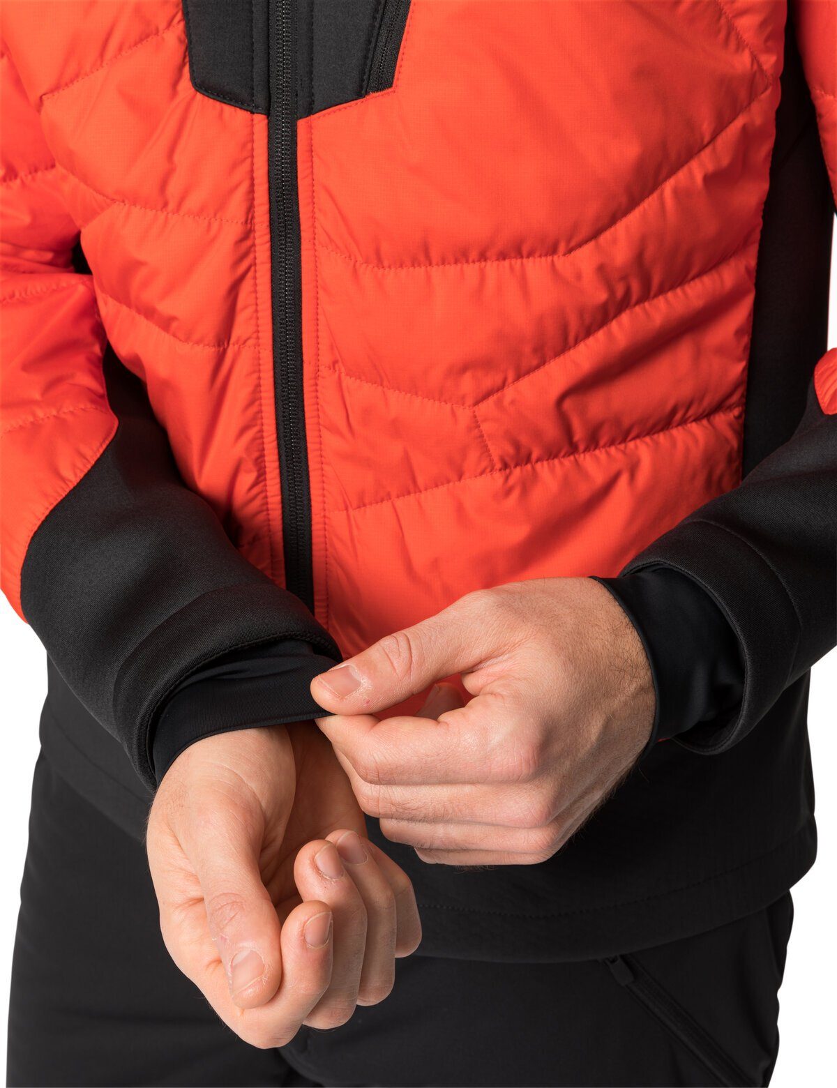 red Klimaneutral kompensiert (1-St) III Jacket Minaki Men's glowing VAUDE Outdoorjacke