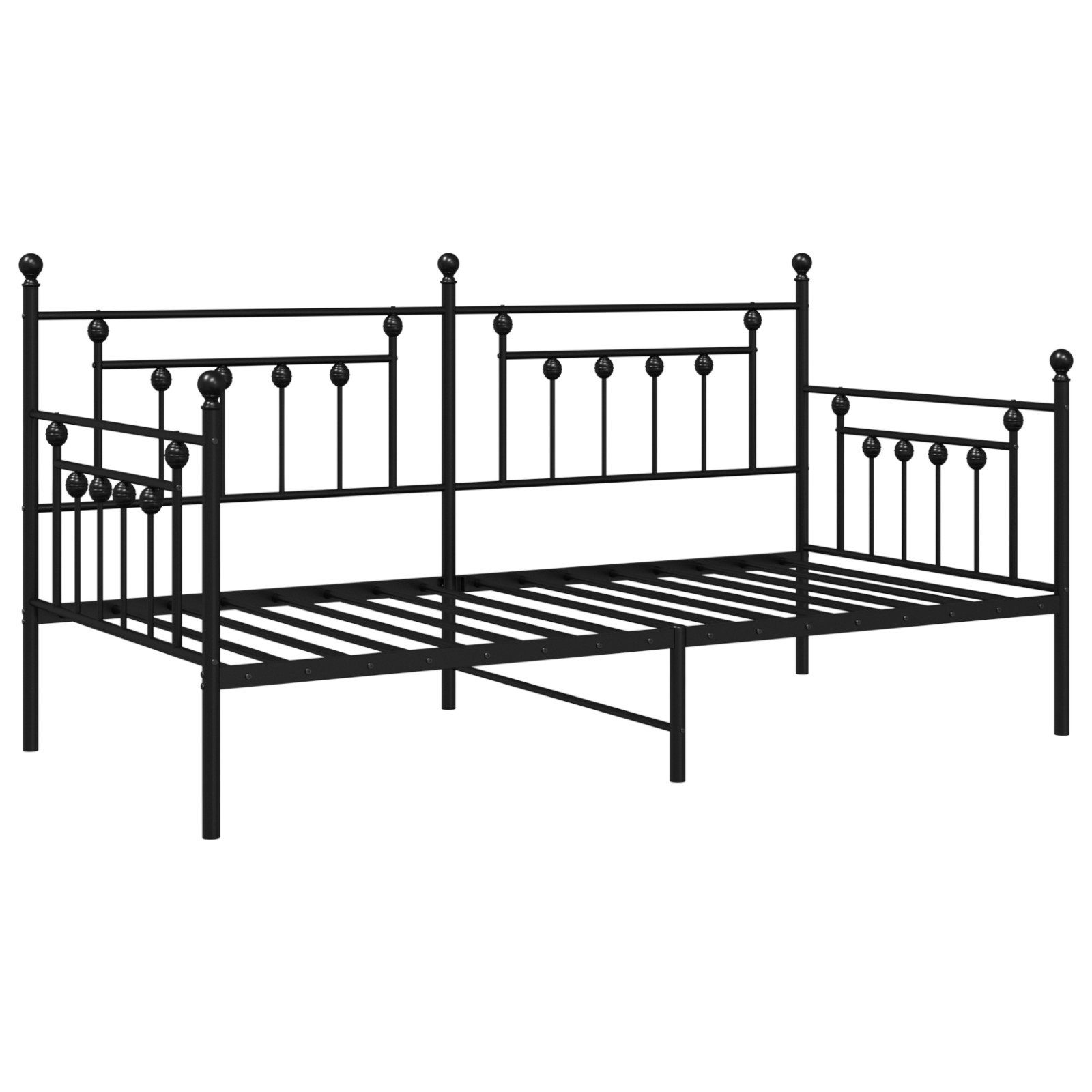 vidaXL Bett Daybed Rahmen Schwarz 90x190 günstig online kaufen