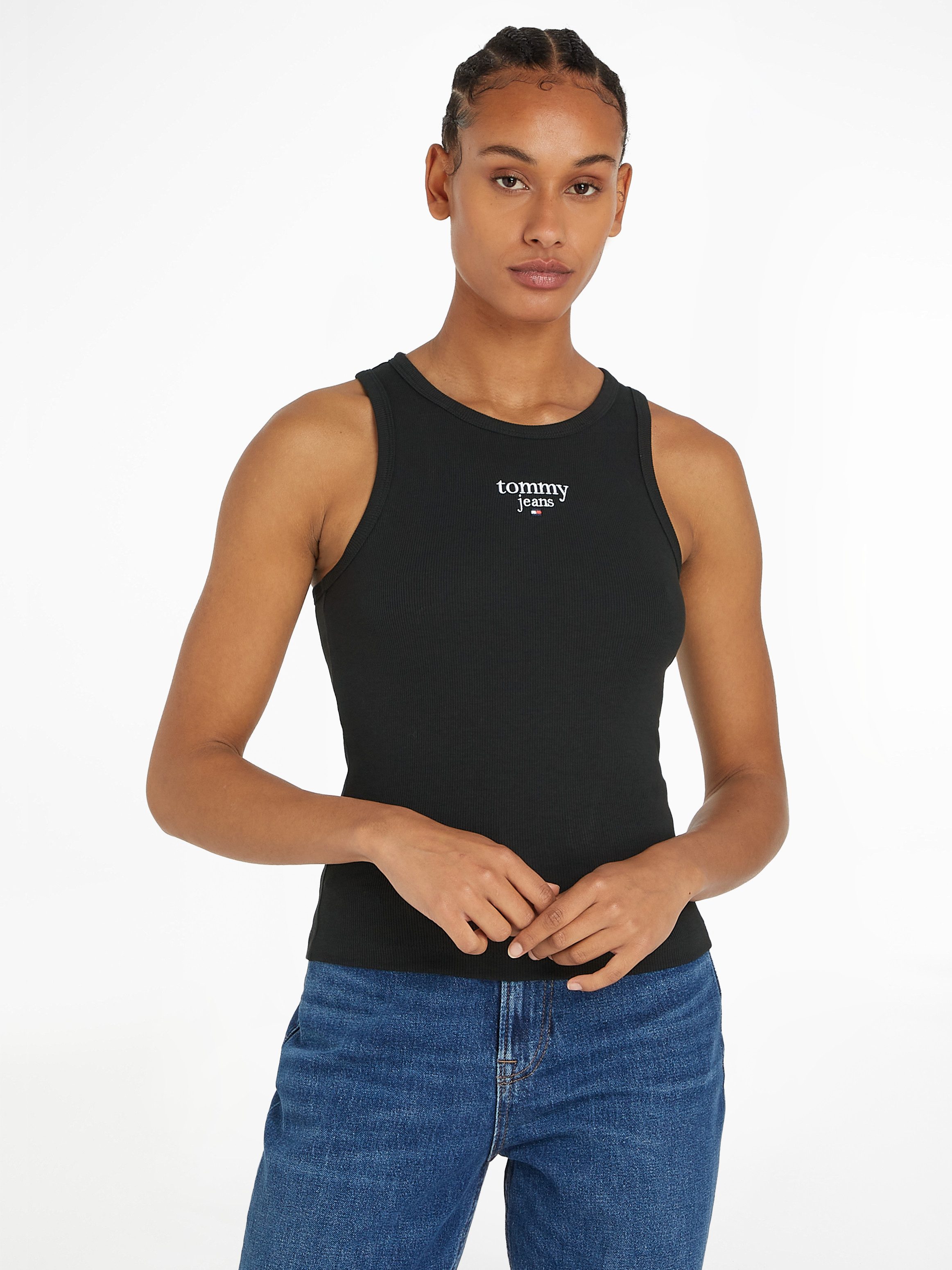 Tommy Jeans Curve Tanktop TJW SLM ESSENTIAL LOGO 1TANK EXT Große Größen