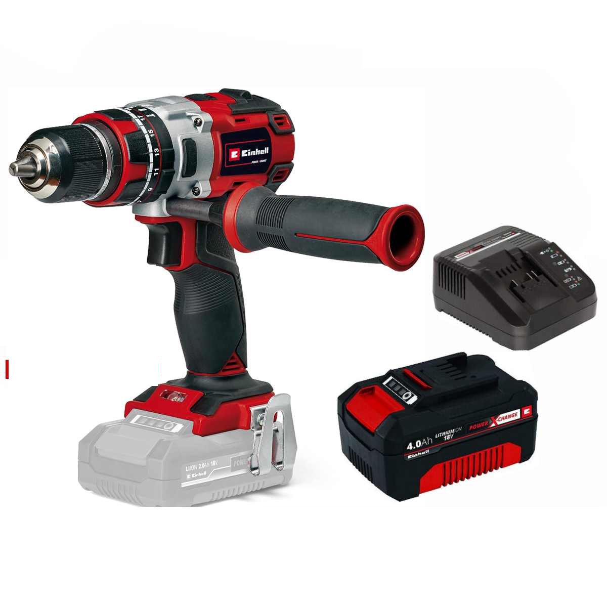 Einhell Akku-Schlagschrauber Schlagbohrschrauber TP-CD 18/80 Li-i BL 80 Nm + Akku 4.0 Ah