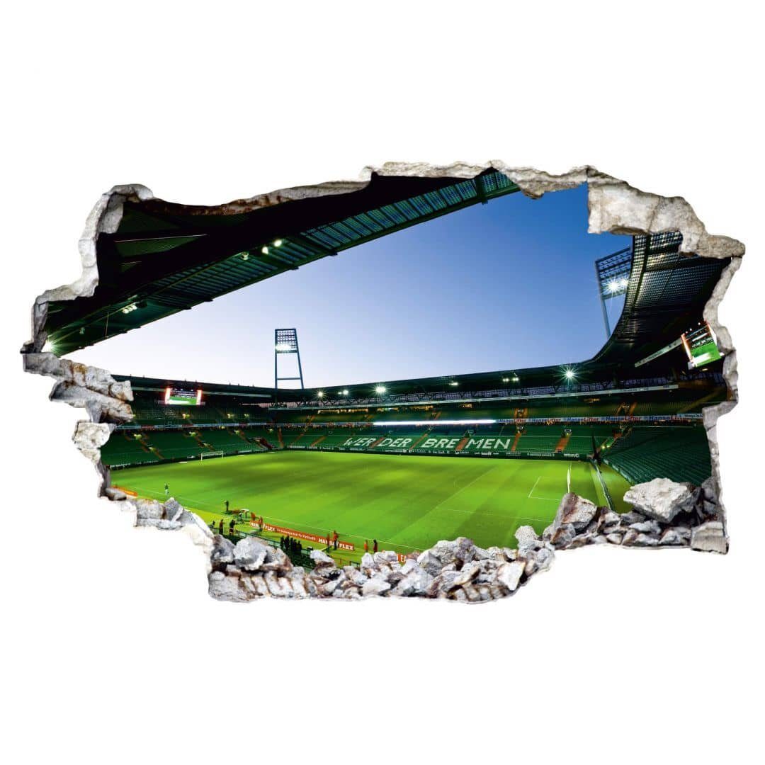 K&L Wall Art Wandtattoo 3D Wandtattoo Fußball Aufkleber Werder Bremen SVW W günstig online kaufen