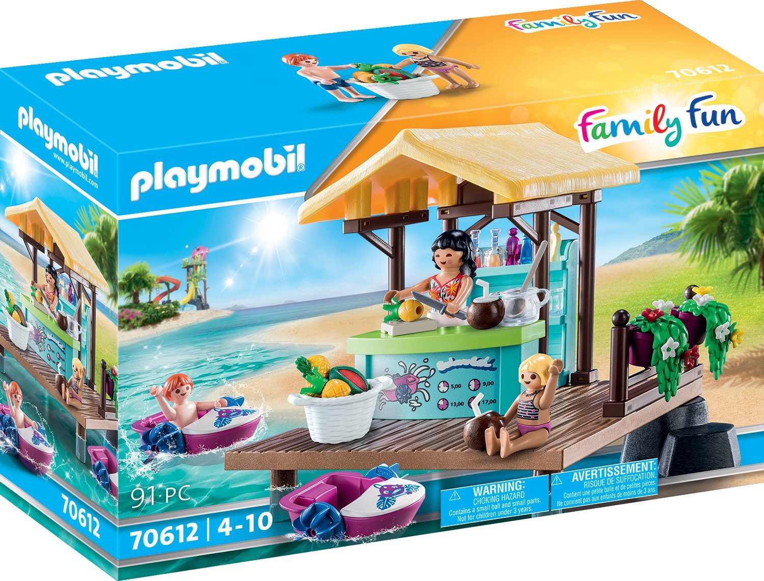 Image of 70612 Family Fun Paddleboot-Verleih mit Saftbar, Konstruktionsspielzeug