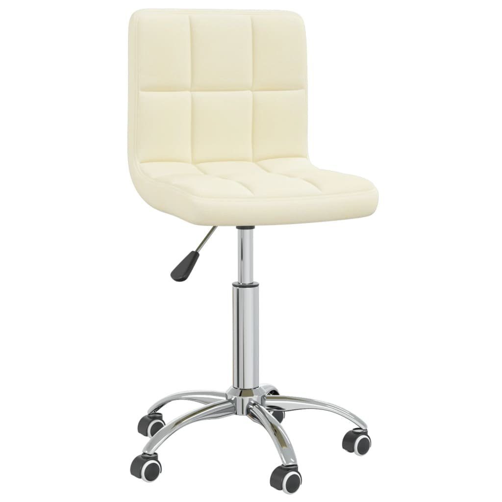 furnicato Bürostuhl Drehbar Creme Stoff (1 St)