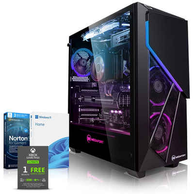 Megaport Gaming-PC (Intel Core i7-11700F 8x2,50 GHz 11700F, GeForce RTX4060, 32 GB RAM, 1000 GB SSD, Wasserkühlung, Windows 11, WLAN)