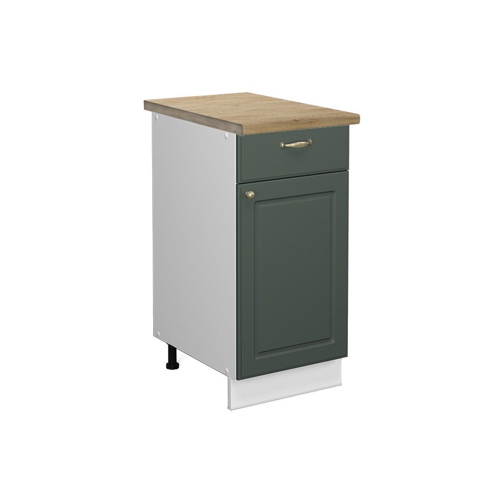 Vicco Unterschrank Fame-Line, Grün-Gold Landhaus/Weiß, 40 günstig online kaufen
